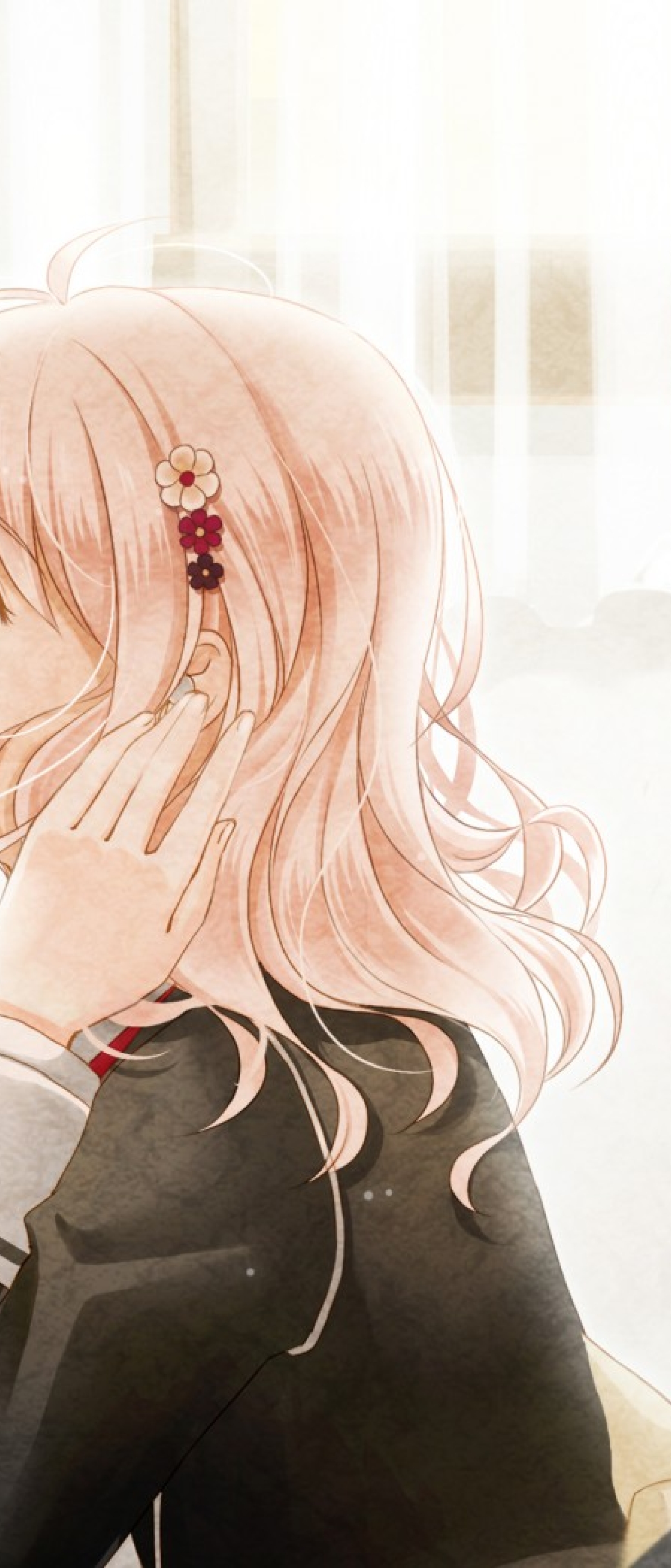1644x3840 Resolution diabolik lovers, shuu sakamaki, komori yui