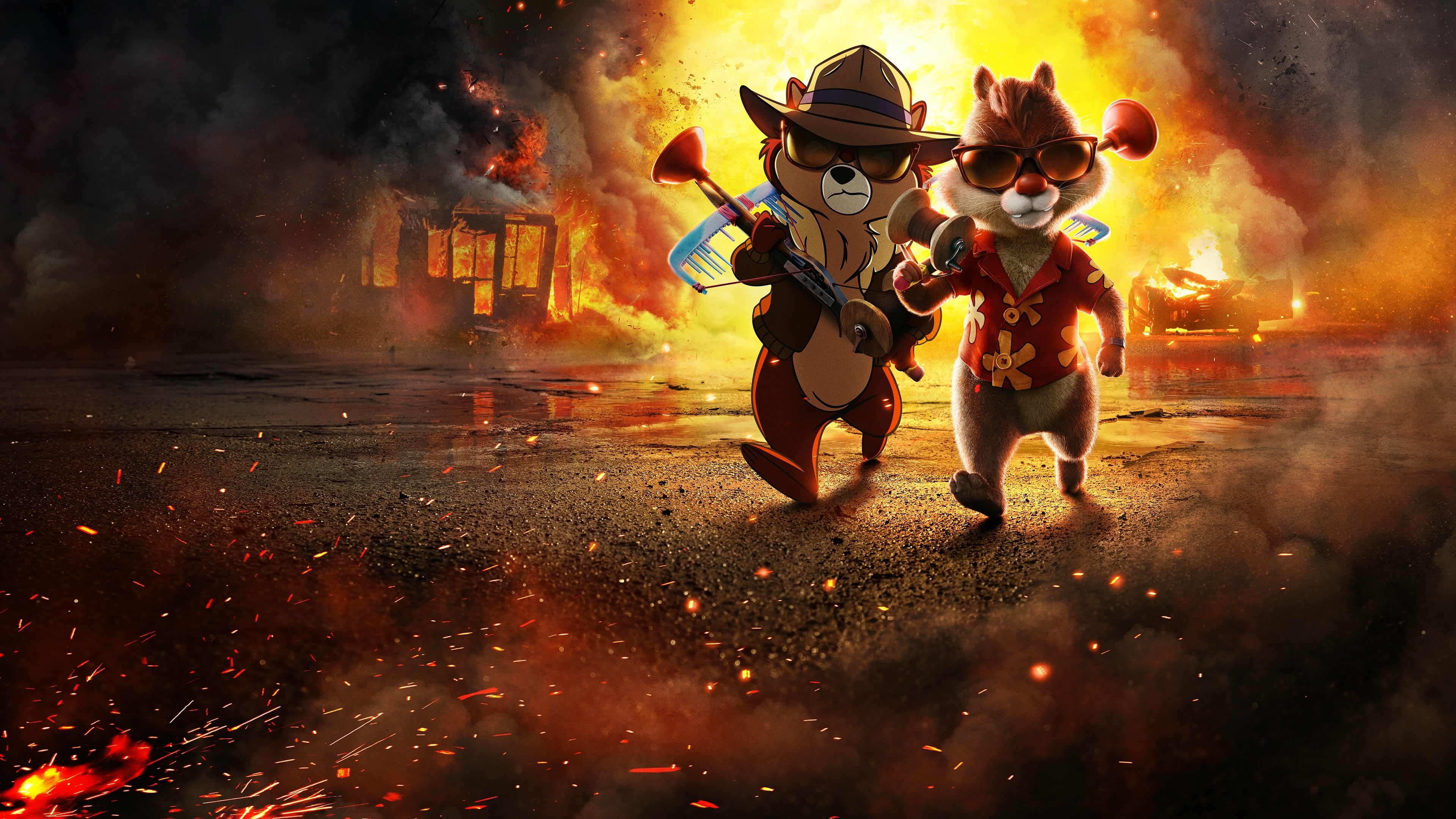 Disney Chip 'n Dale Rescue Rangers 2022 Wallpaper, HD Movies 4K Wallpapers,  Images, Photos and Background - Wallpapers Den