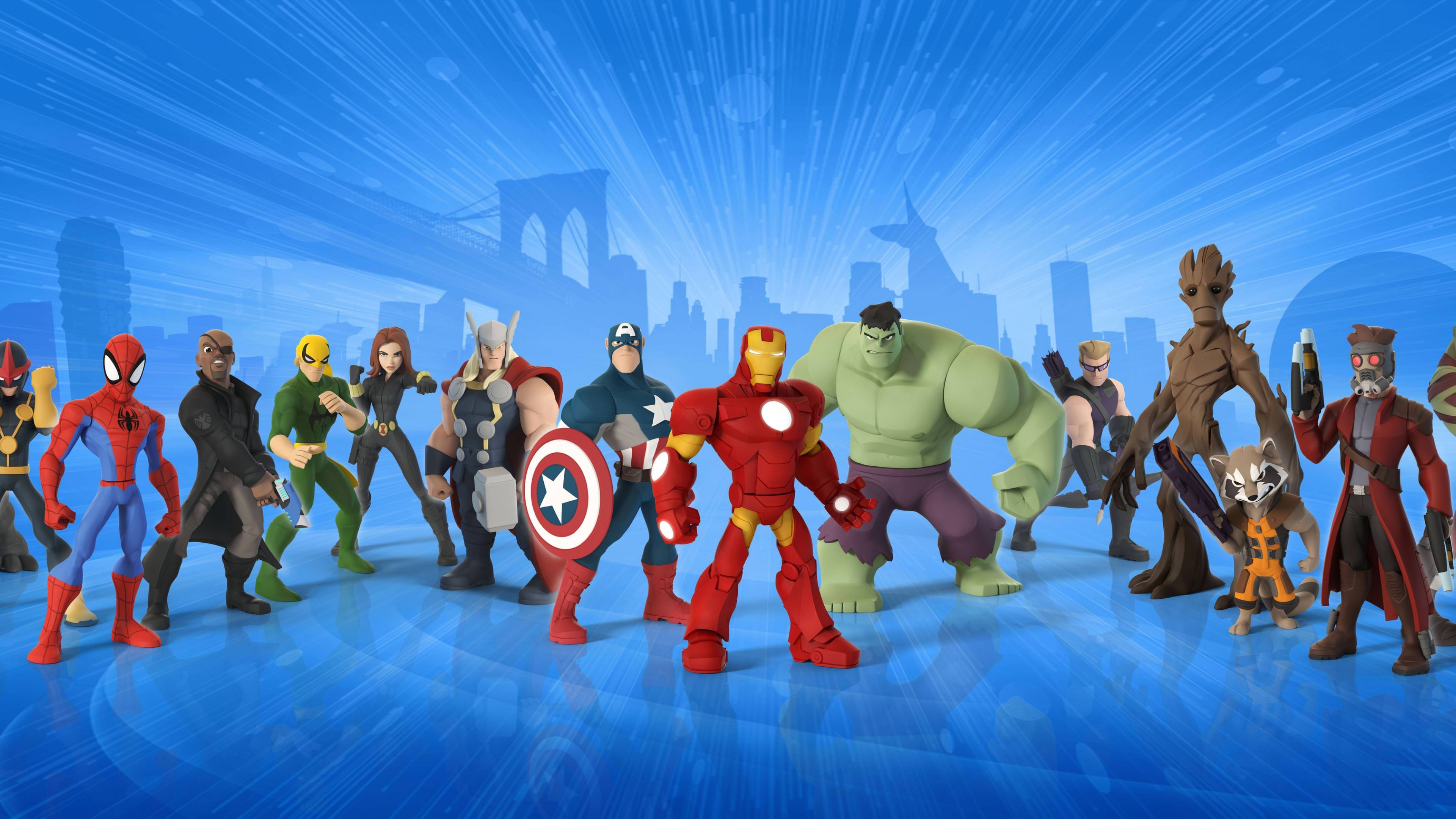 3840x2160 Disney Infinity All Marvel Super Heroes 4K Wallpaper, HD Games 4K  Wallpapers, Images, Photos and Background - Wallpapers Den