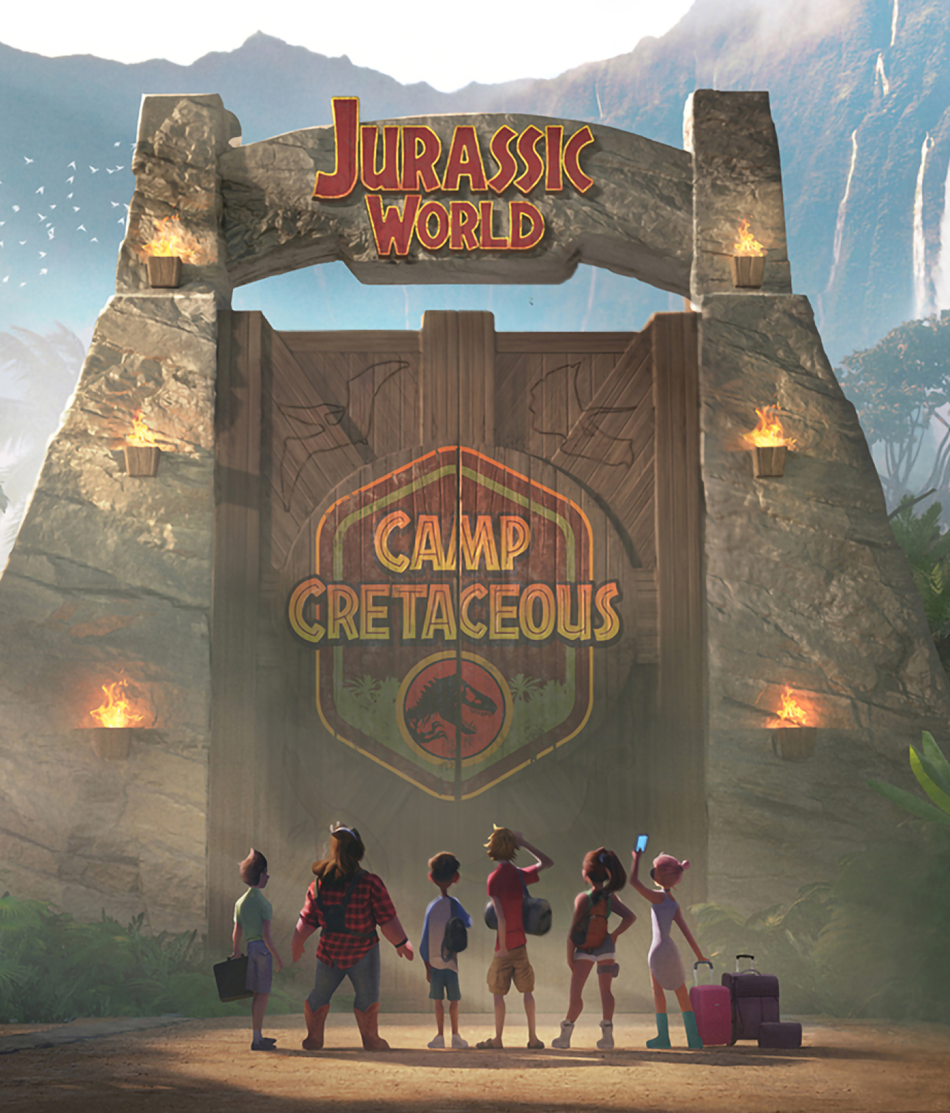 1366x1600 Resolution Disney Jurassic World Camp Cretaceous 1366x1600 Resolution Wallpaper