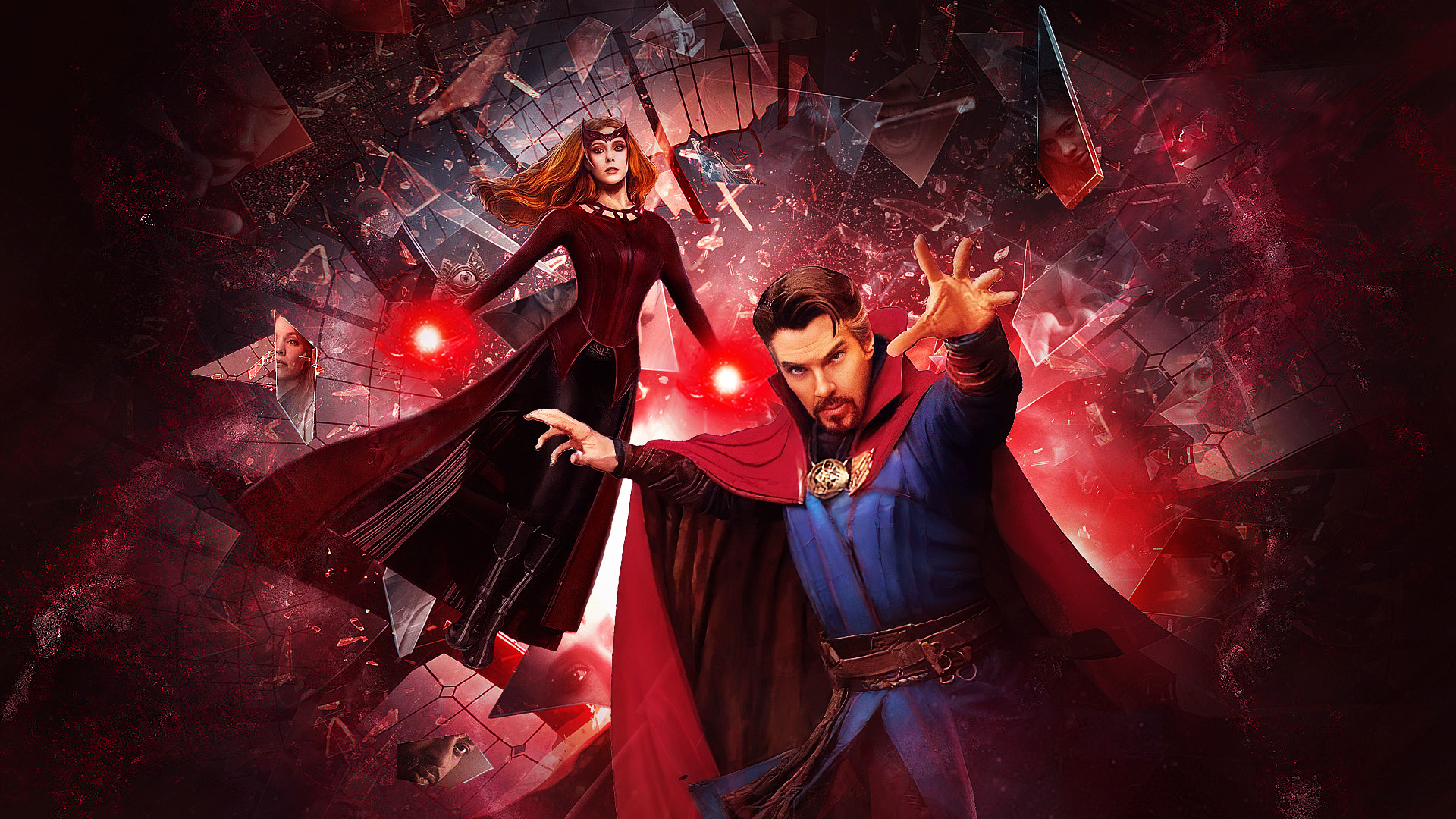 7680x4320 Doctor Strange And Scarlet Witch In Multiverse Of Madness 8K  Wallpaper, HD Movies 4K Wallpapers, Images, Photos and Background -  Wallpapers Den