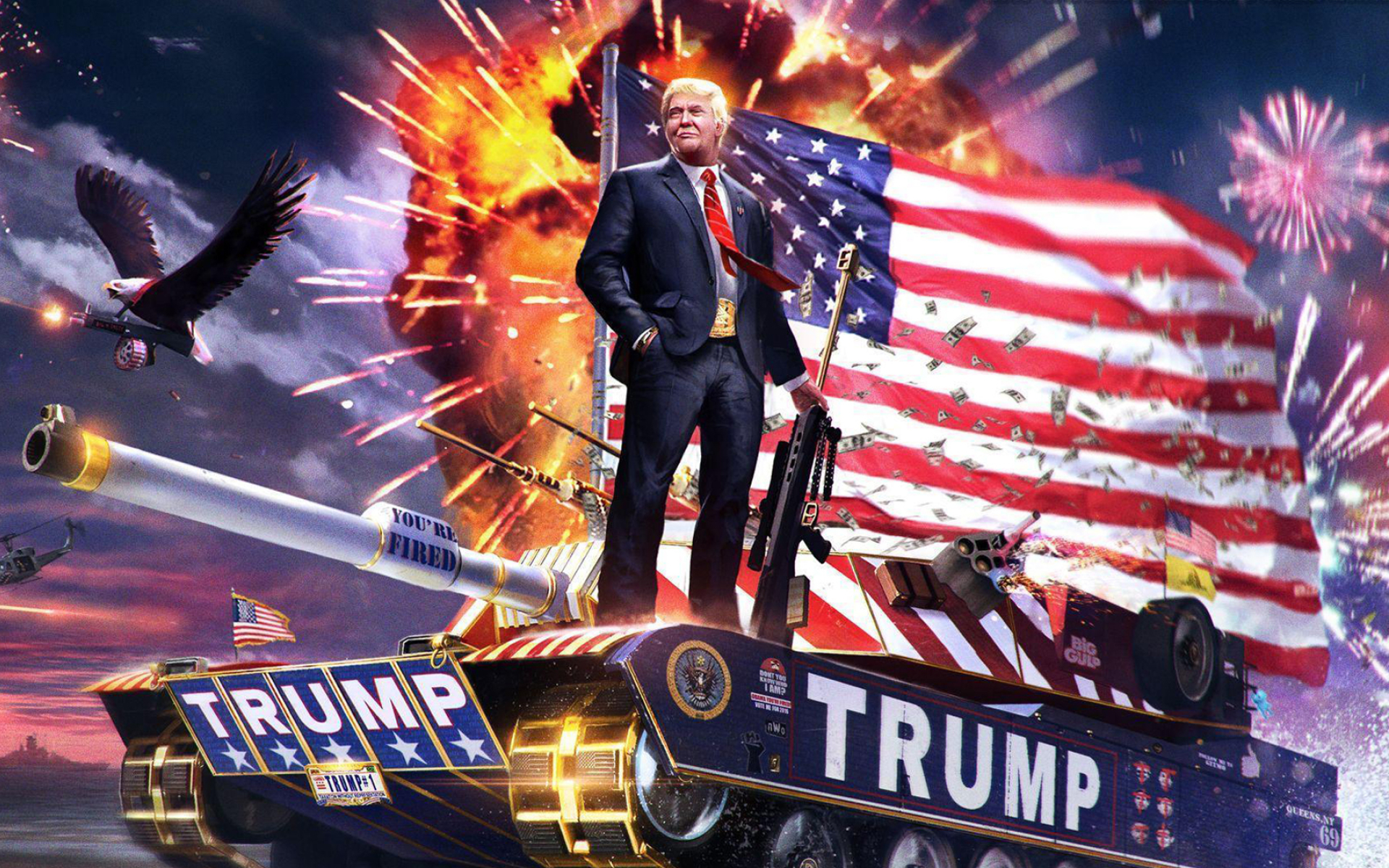 Donald Trump Make America Great Again (1920x1200) Resolution Wallpaper