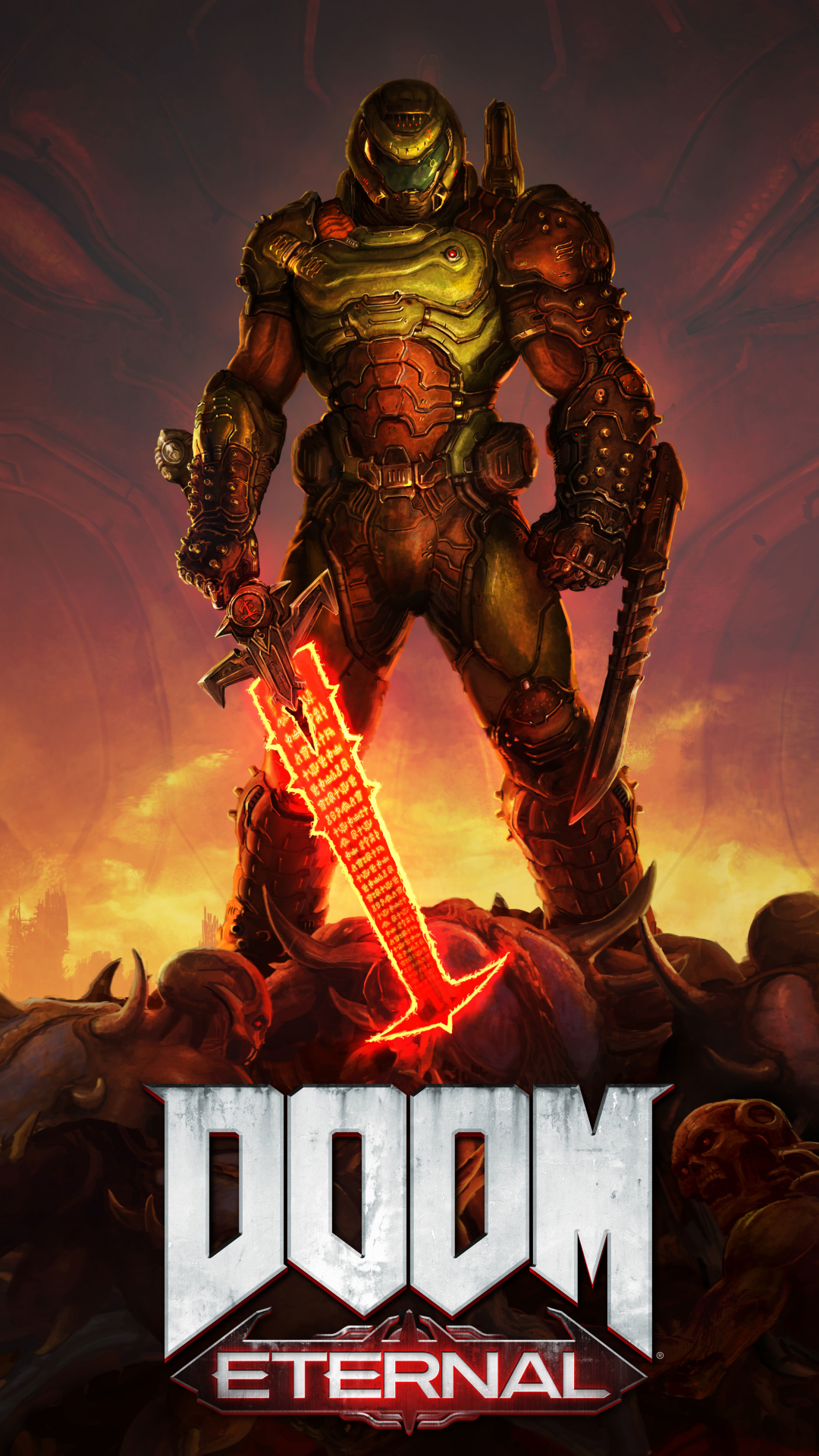 1080x1920 DOOM Eternal 8K Poster Iphone 7, 6s, 6 Plus and Pixel XL ,One