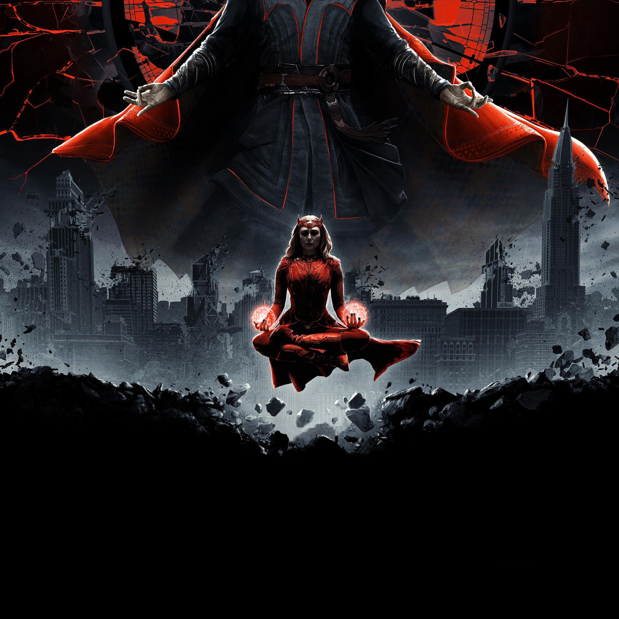 1224x1224 Dr. Strange 2 Scarlet Witch Movie 1224x1224 Resolution