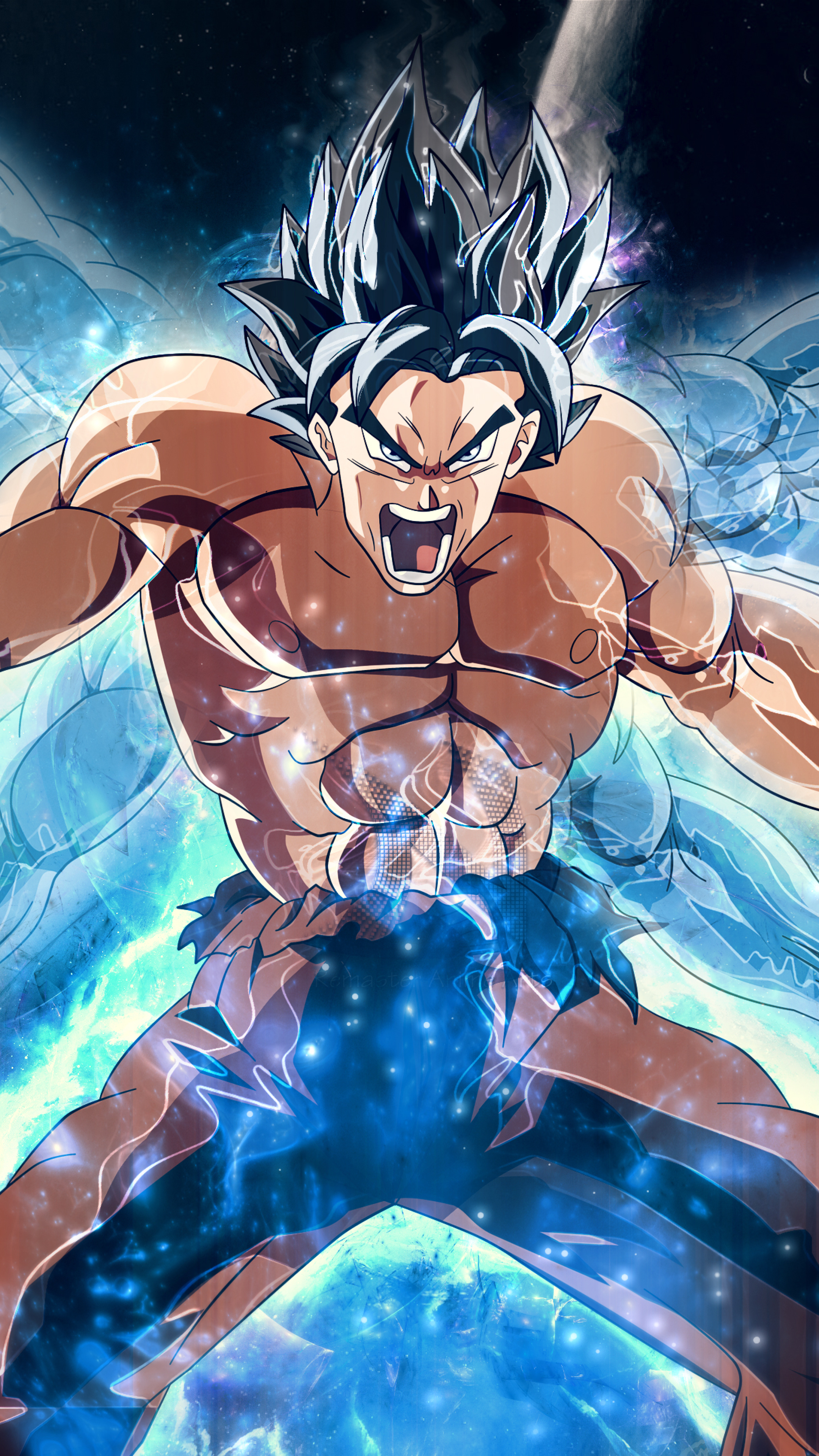 2160x3840 Dragon Ball Super Goku Angry Sony Xperia X Xz Z5 Premium