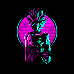 240x240 Resolution Dragon Ball Z Cool Goku 240x240 Resolution Wallpaper ...