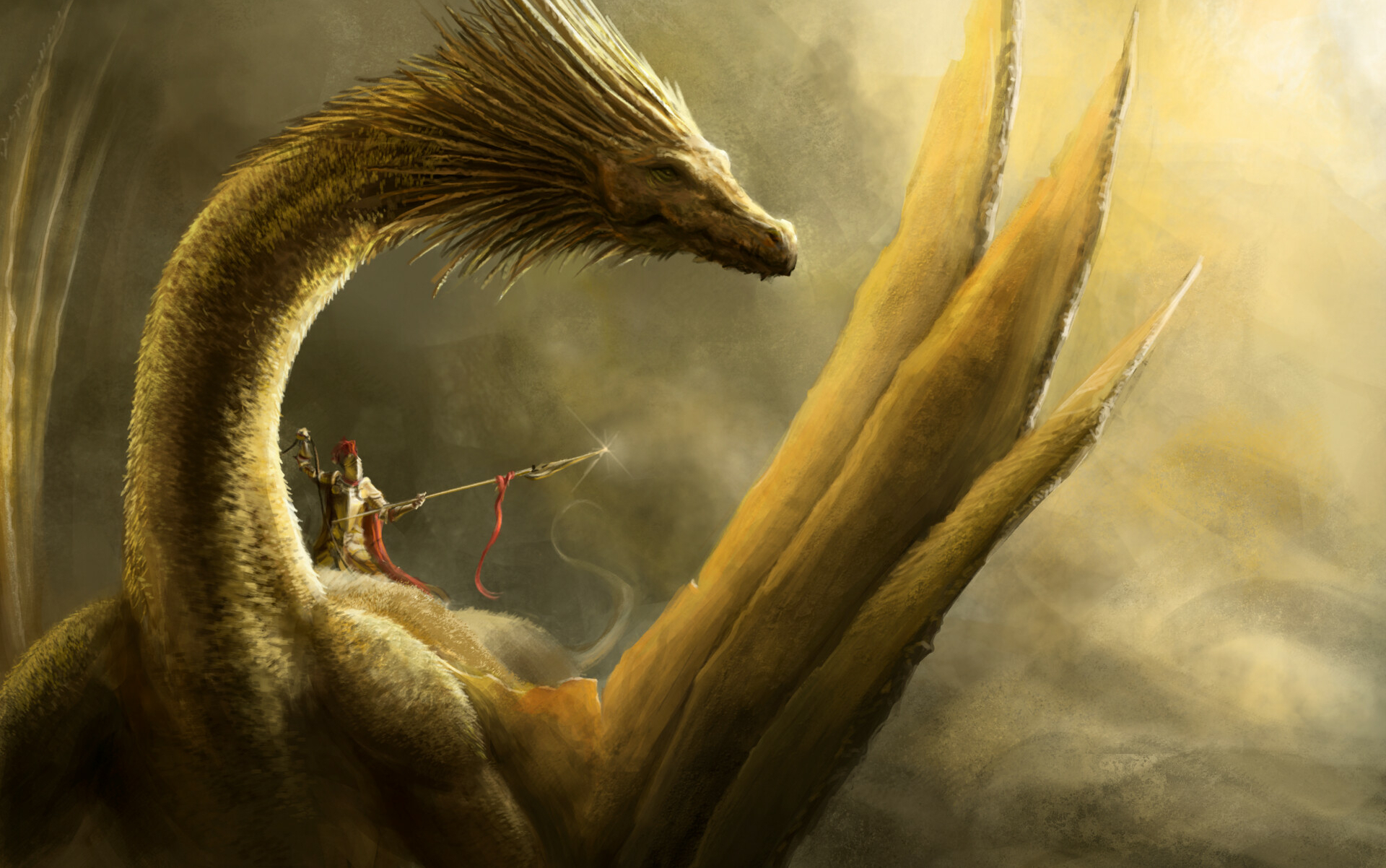 1920x1202 Dragon Ride Concept Art 1920x1202 Resolution Wallpaper HD 