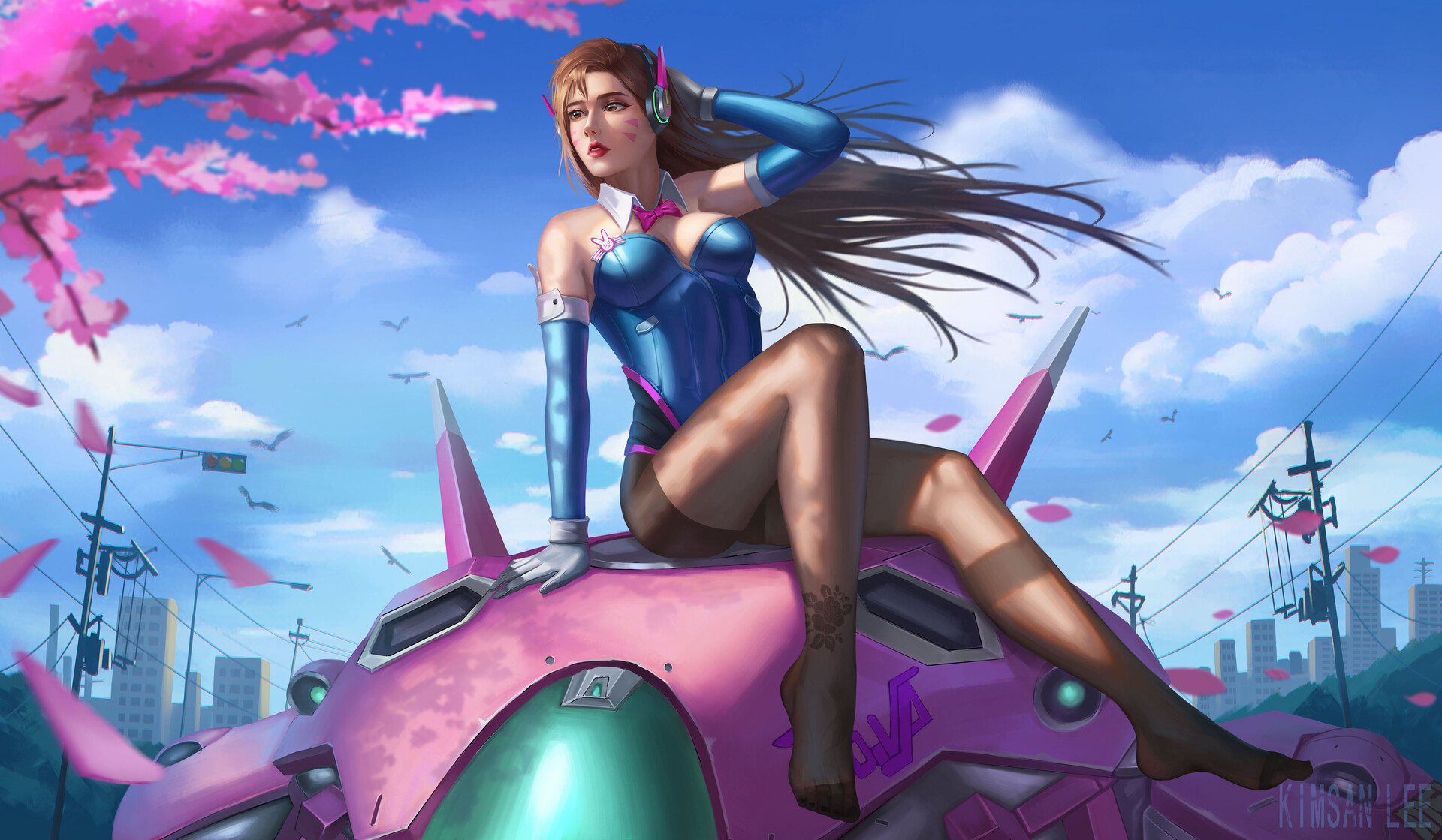 Dva In Overwatch Wallpaper Hd Games 4k Wallpapers Images Photos And Background