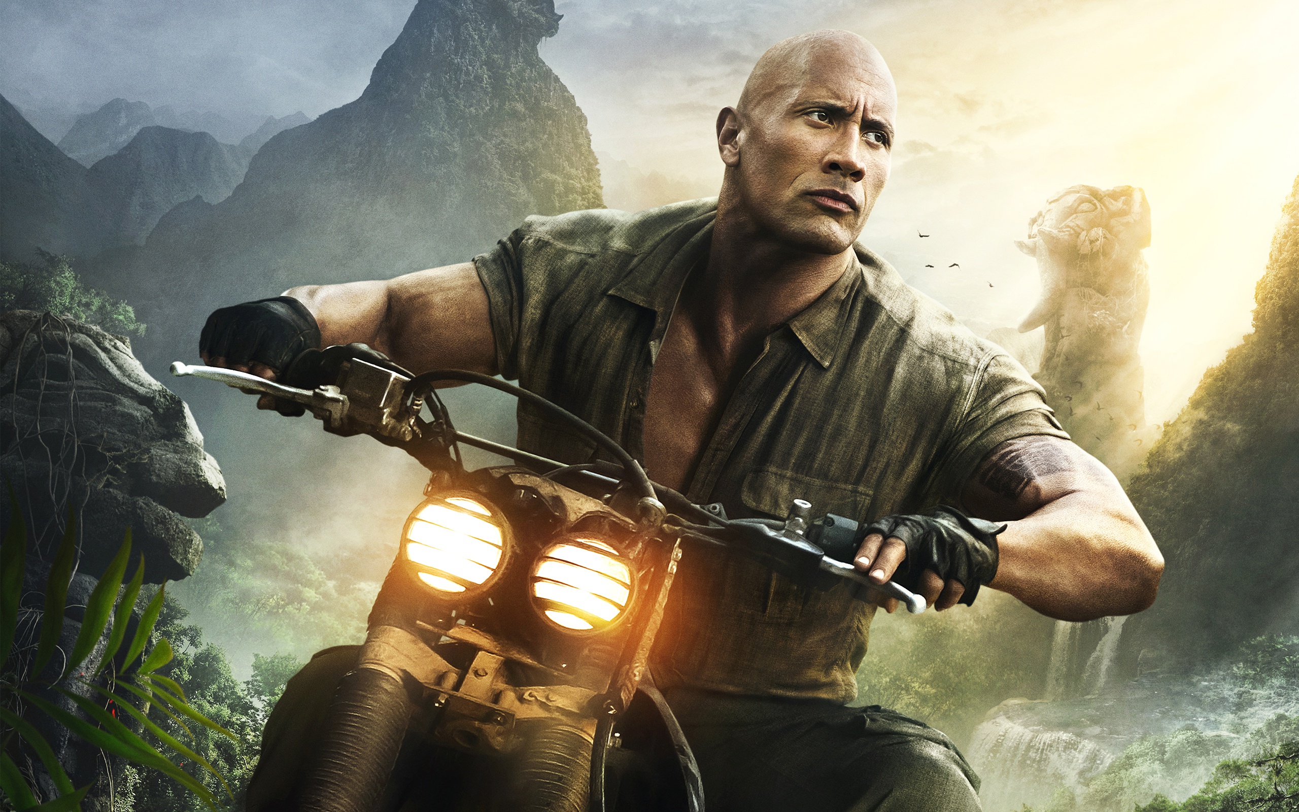 Dwayne Johnson AKA The Rock Jumanji Welcome to the Jungle Wallpaper, HD  Movies 4K Wallpapers, Images, Photos and Background - Wallpapers Den