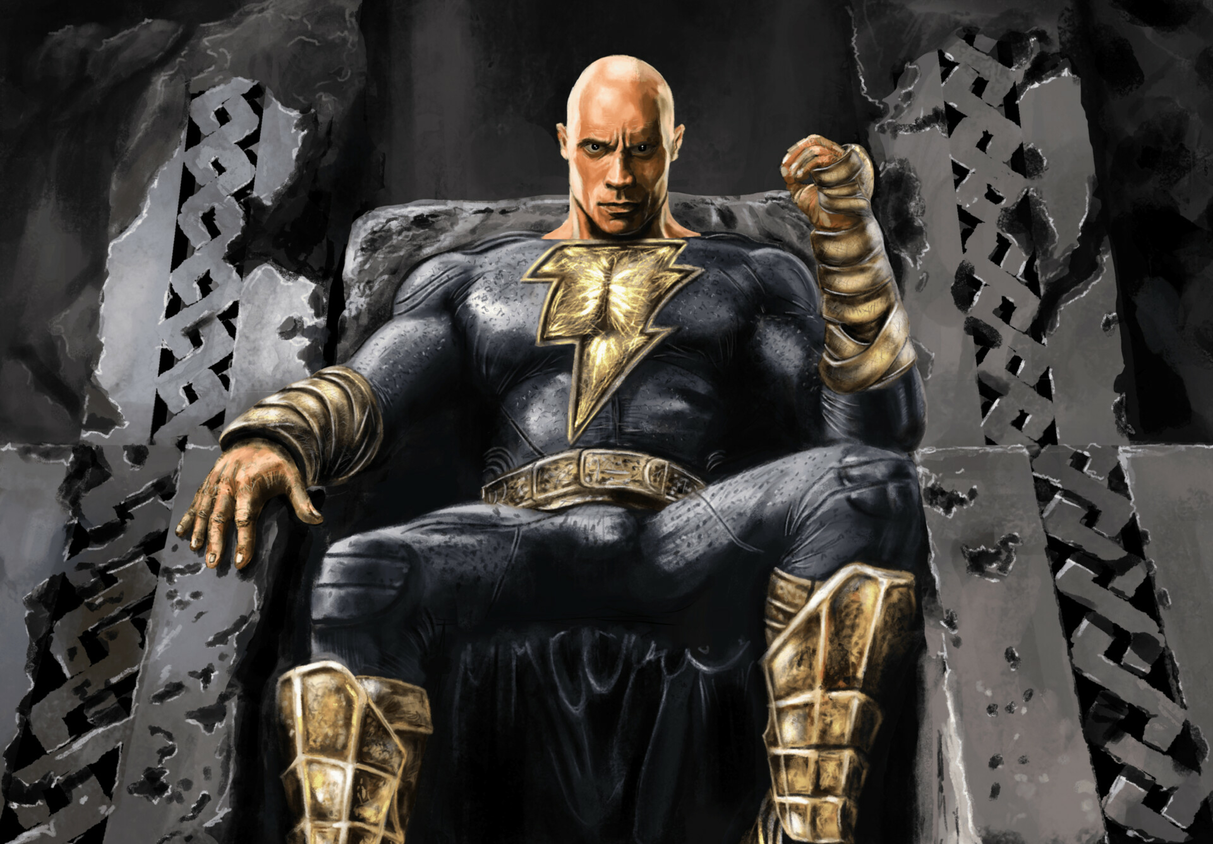 Черного джонсон. Black Adam Dwayne Johnson. Black Adam 2021.