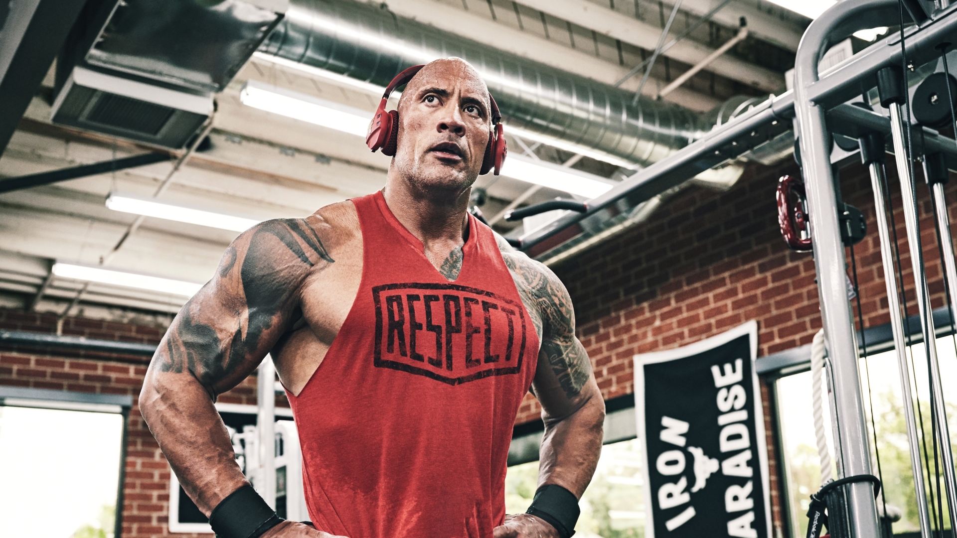 1920x1080 Dwayne Johnson In Gym 1080P Laptop Full HD Wallpaper, HD  Celebrities 4K Wallpapers, Images, Photos and Background - Wallpapers Den