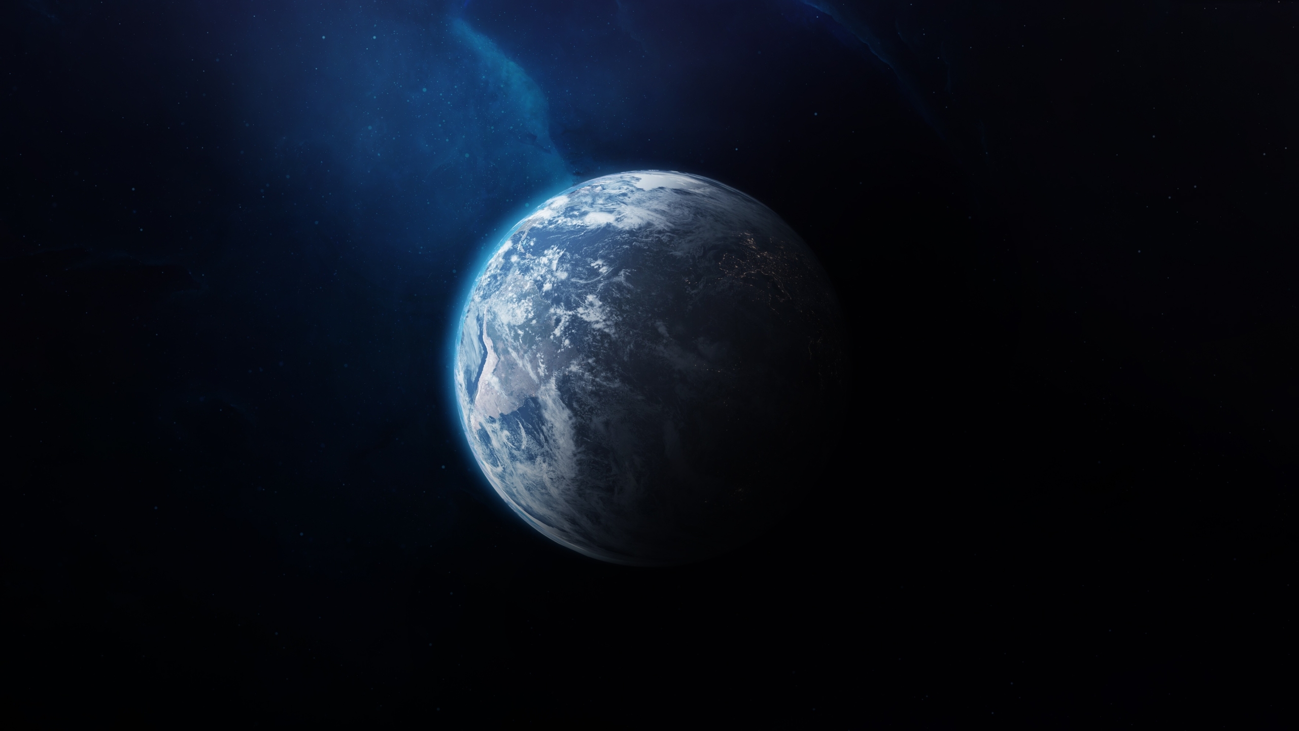 2560x1440 Earth From Outer Space 1440P Resolution Wallpaper, HD Space