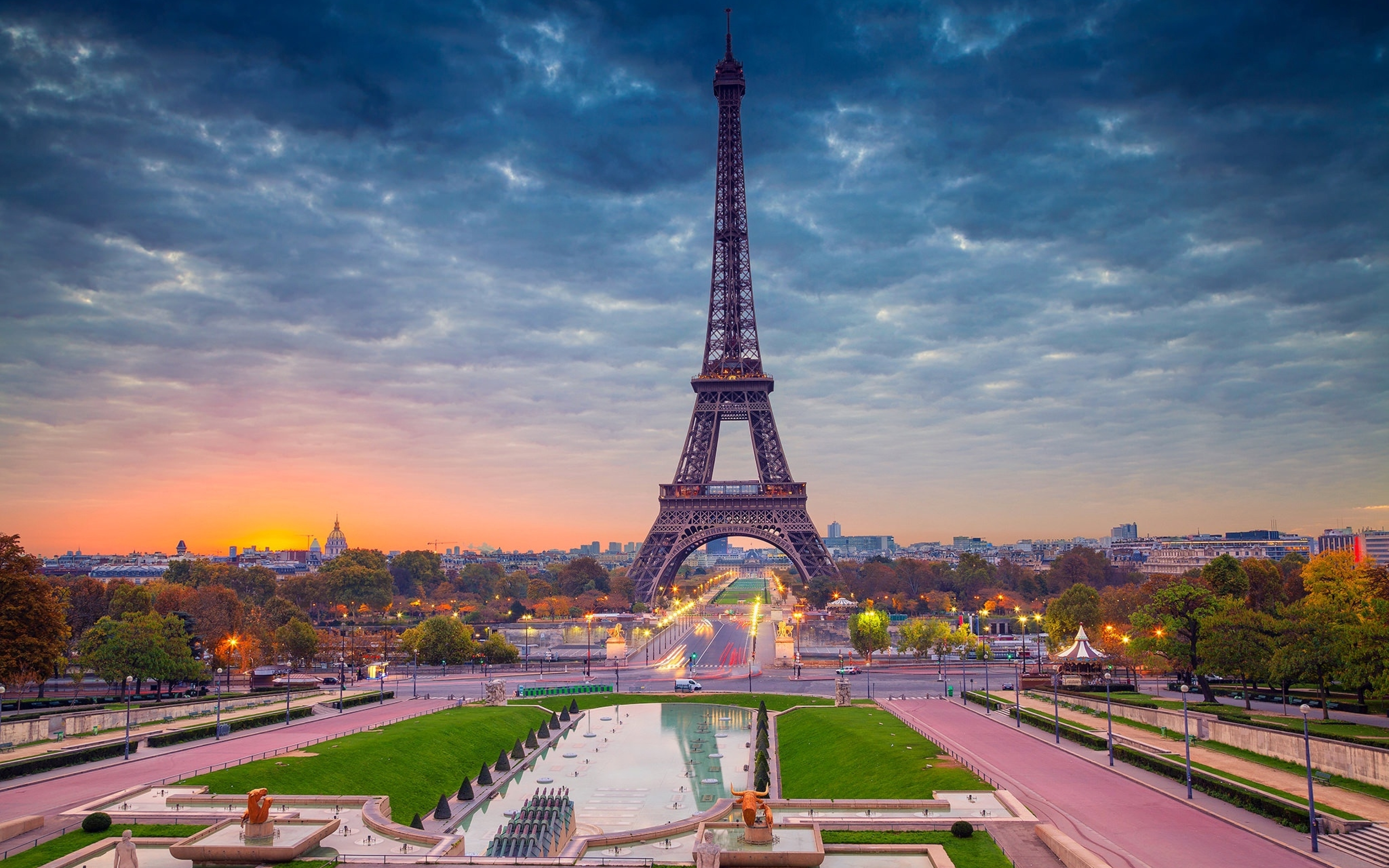 Eiffel Tower Paris  Beautiful View Full HD 2K Wallpaper 