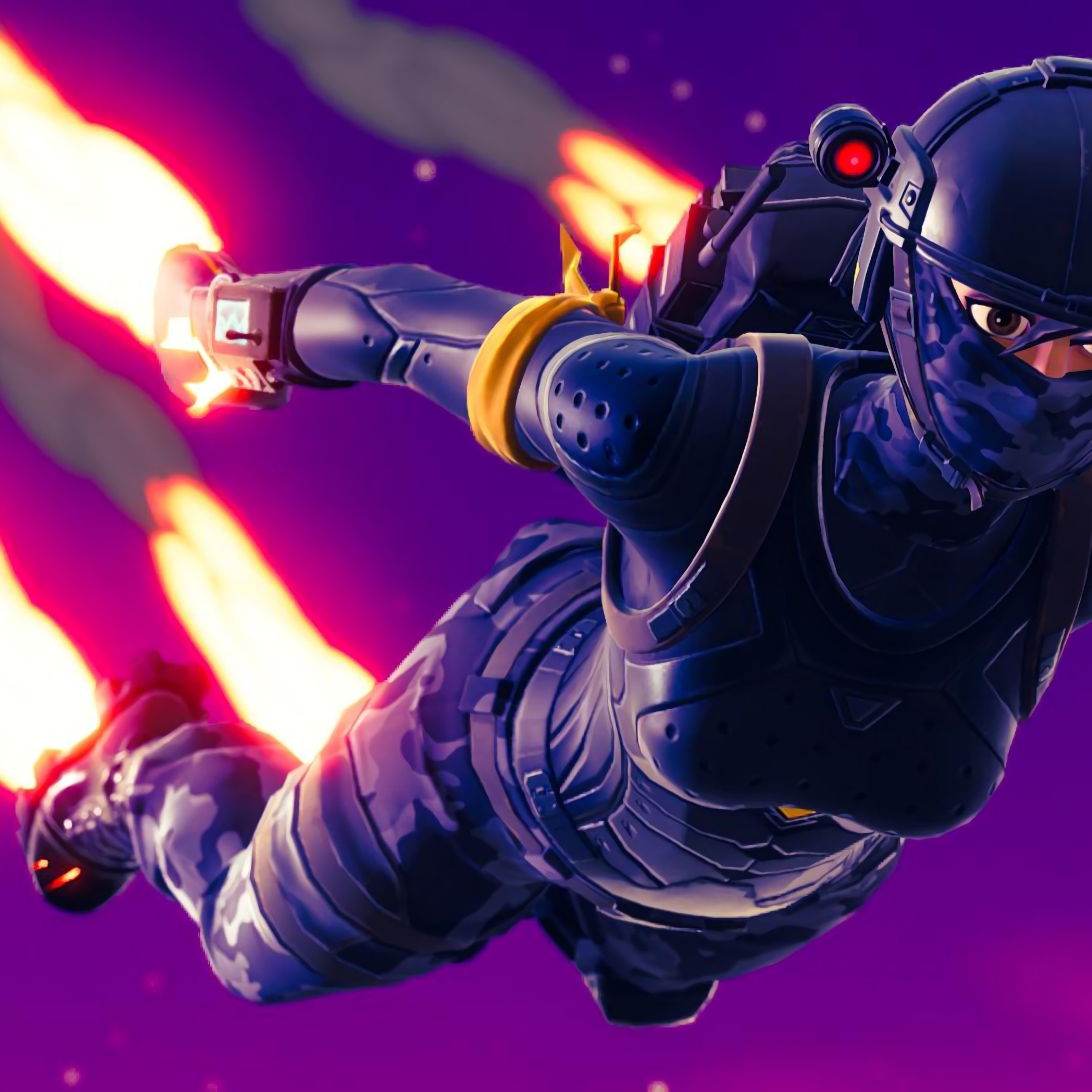Elite Agent Skydiving - Fortnite Battle Royale, HD 4K 