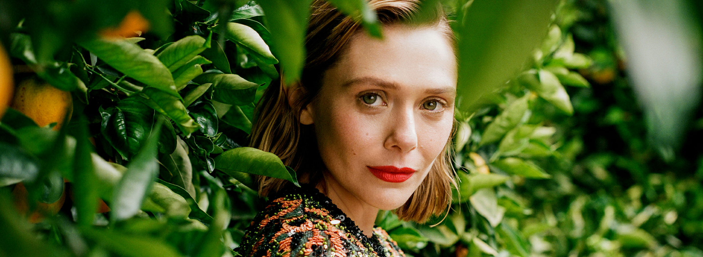 2460x900 Resolution Elizabeth Olsen HD Photoshoot 2022 2460x900 ... — free download