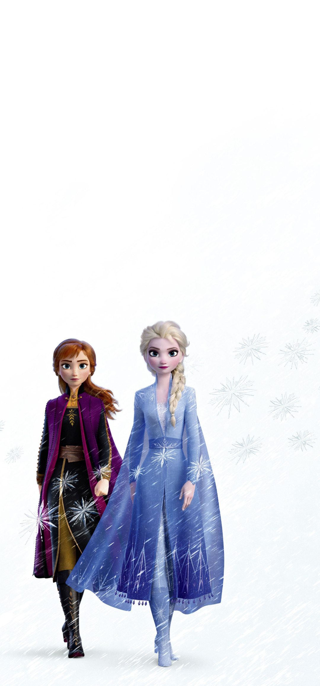 1080x2310 Elsa and Anna In Frozen 2 Movie 1080x2310 Resolution