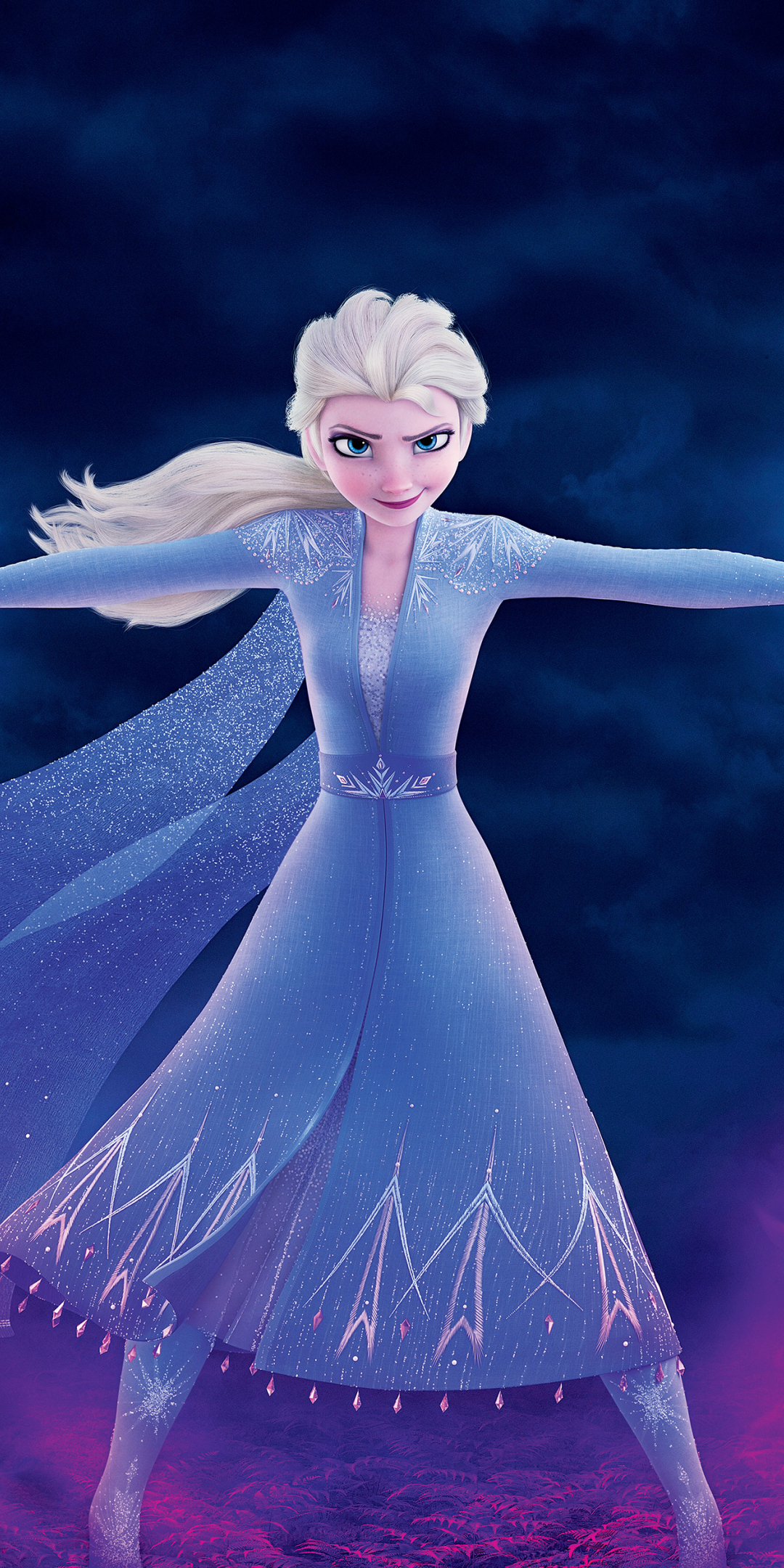 1080x2160 Elsa Frozen 4K One Plus 5T,Honor 7x,Honor view 10,Lg Q6 ...