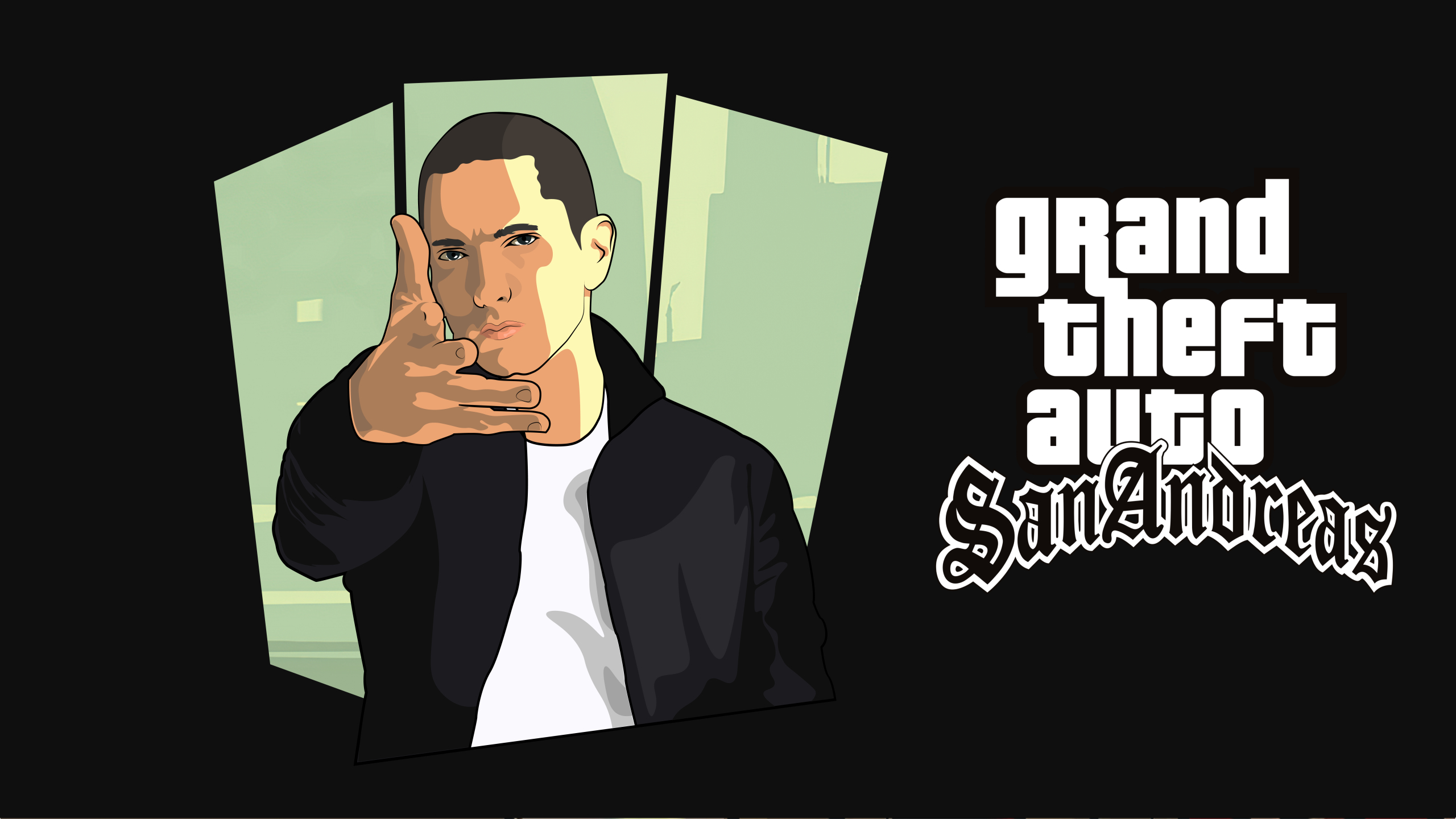 2560x1440 Eminem GTA San Andreas Art 1440P Resolution Wallpaper, HD Games  4K Wallpapers, Images, Photos and Background - Wallpapers Den