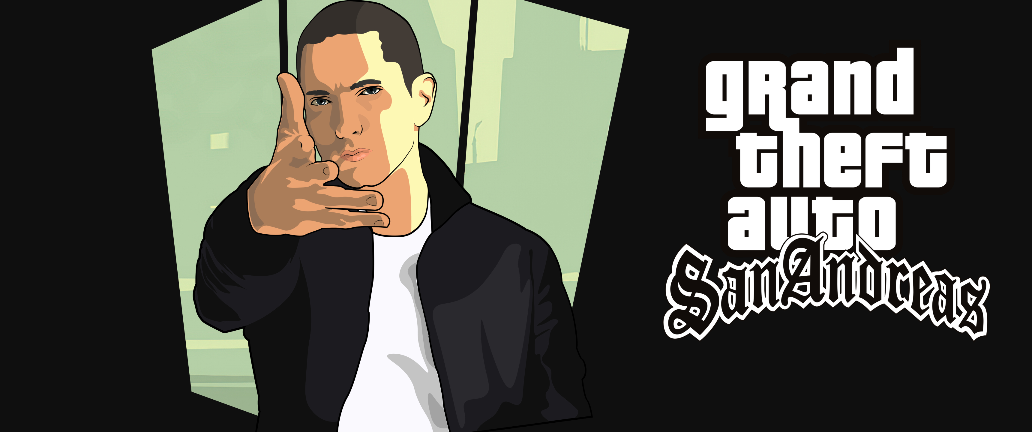 3440x1440 Eminem GTA San Andreas Art 3440x1440 Resolution Wallpaper, HD  Games 4K Wallpapers, Images, Photos and Background - Wallpapers Den