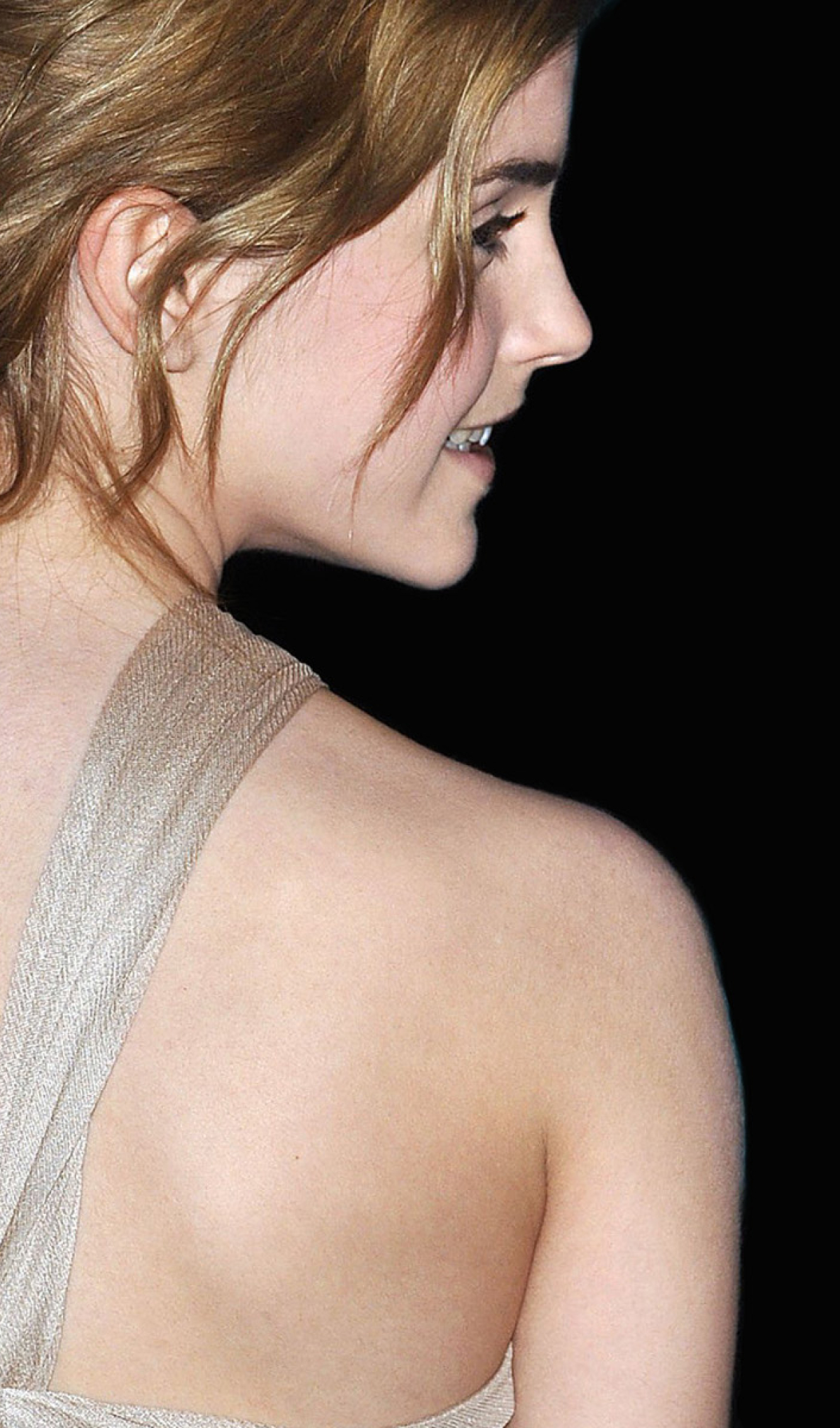 1200x2040 Emma Watson Backless Seen 1200x2040 Resolution Wallpaper Hd