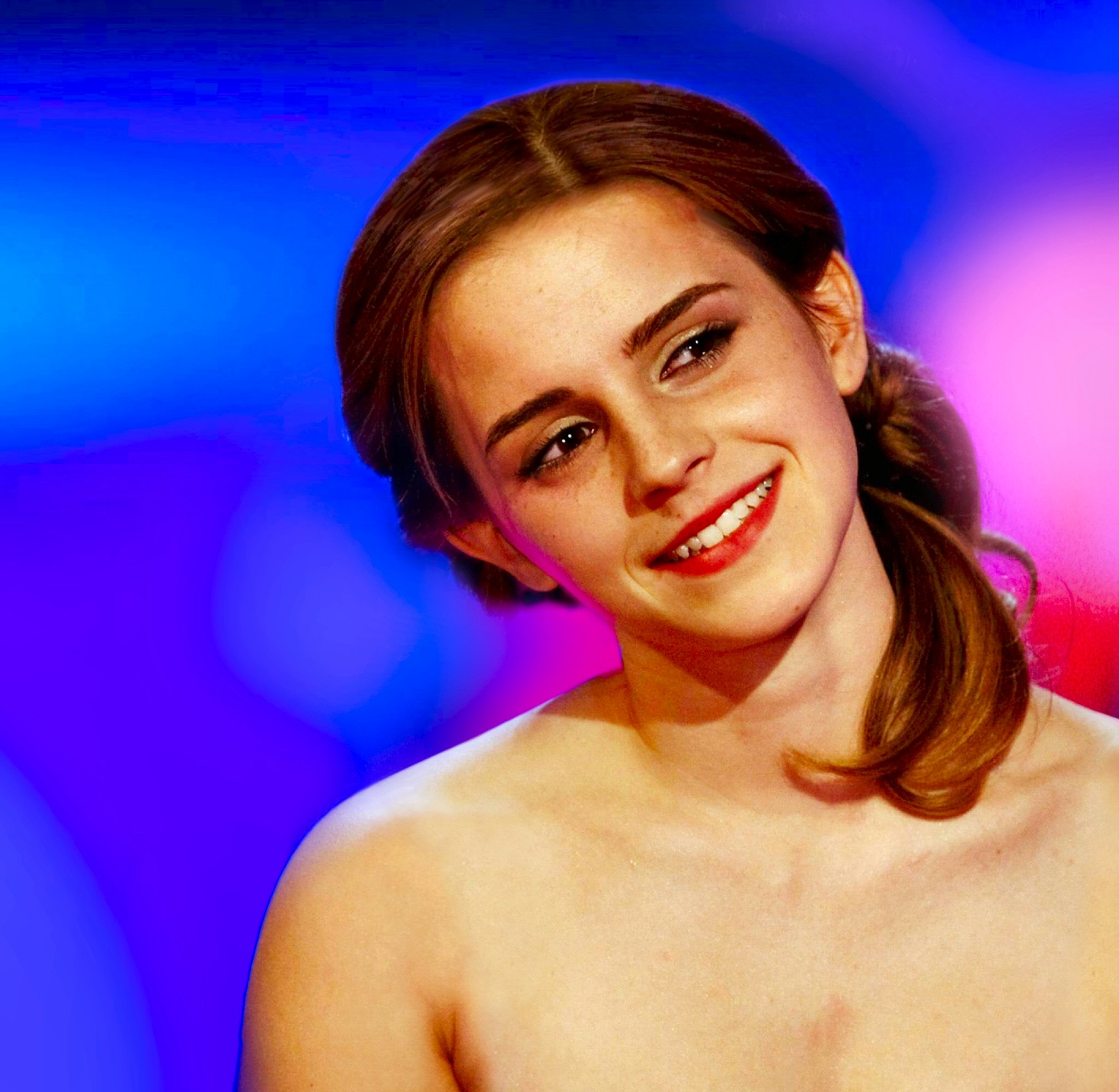 2460x2400 Emma Watson Topless Images 2460x2400 Resolution Wallpaper Hd Celebrities 4k
