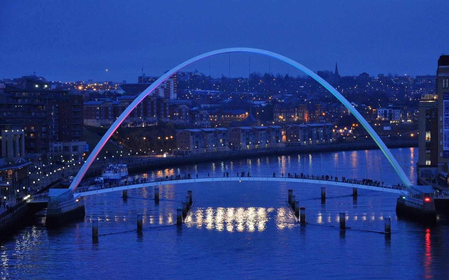 1440x900 Resolution england, millennium bridge, newcastle 1440x900 ...