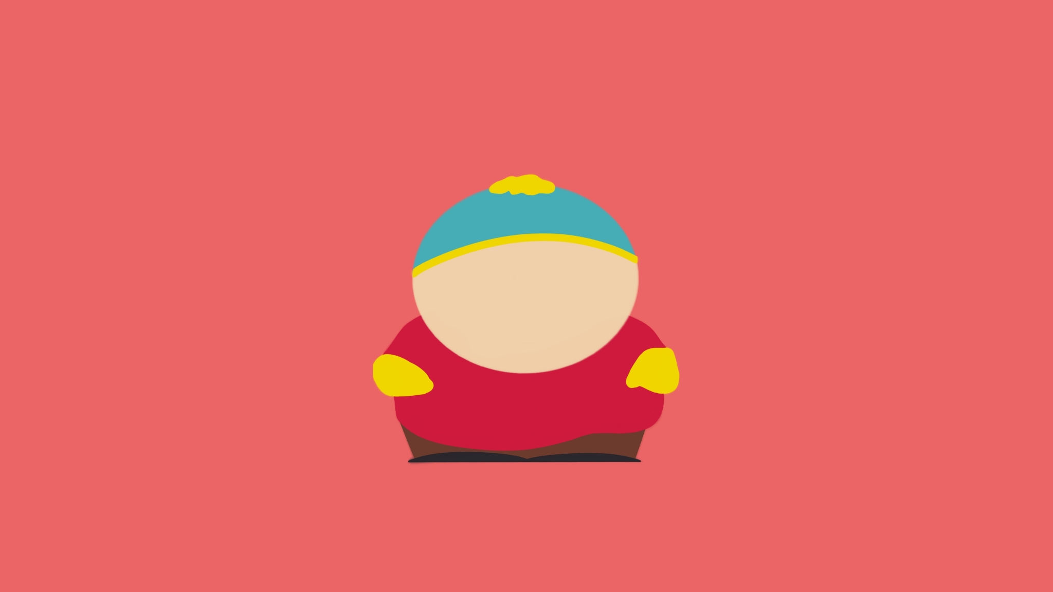 Eric Cartman South Park Minimal, HD 8K Wallpaper