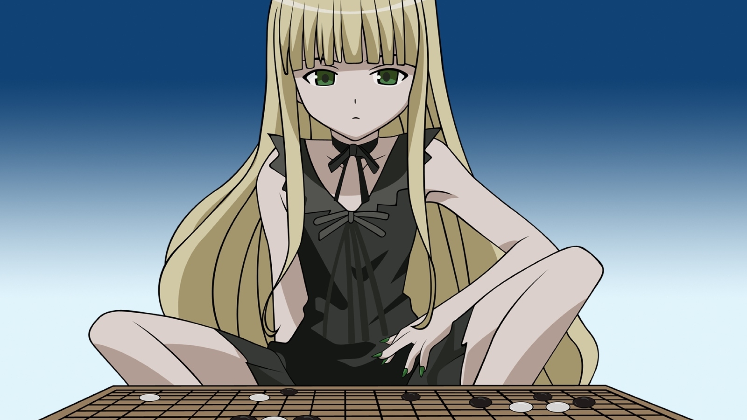 2560x1440 Evangeline Ak Mcdowell Negima Girl Blonde 1440p Resolution Wallpaper Hd Anime 4k