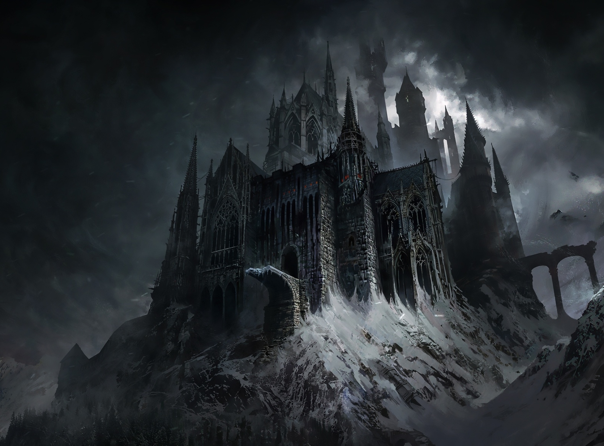 2048x1512 Evil Castle Dark Fantasy 2048x1512 Resolution Wallpaper, HD