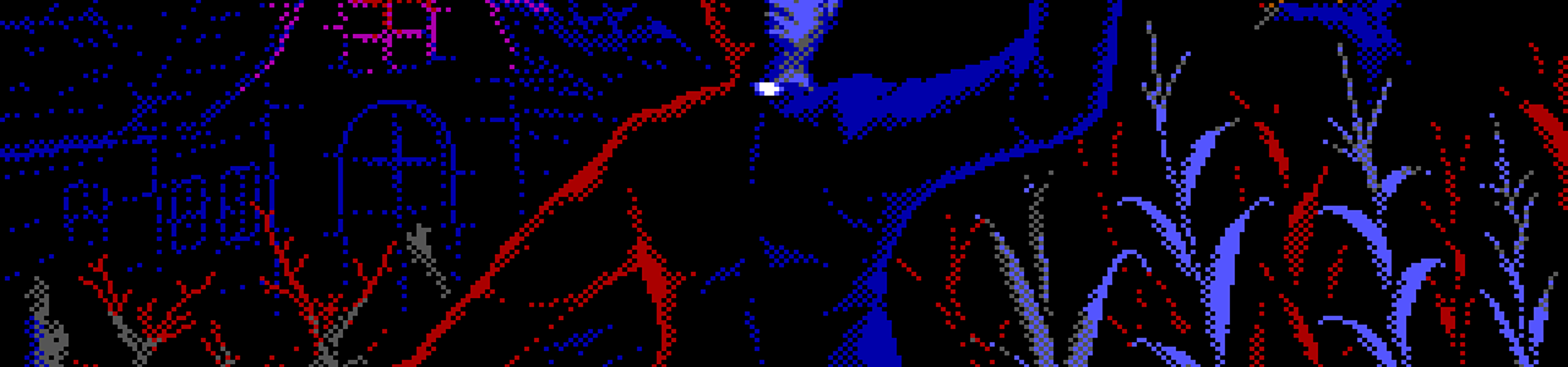 5120x1200 Resolution FAITH The Unholy Trinity Pixel Art 5120x1200