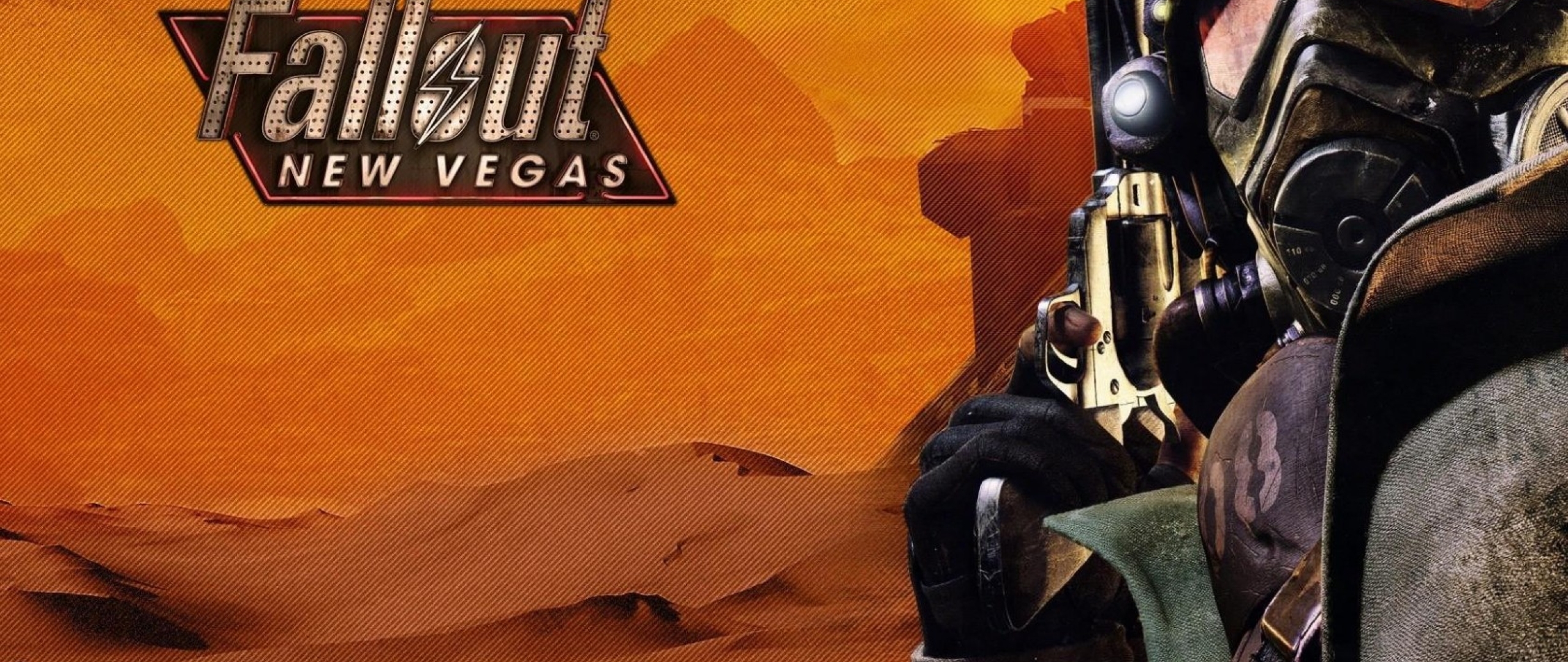 2560x1080 fallout new vegas, gun, art 2560x1080 Resolution Wallpaper