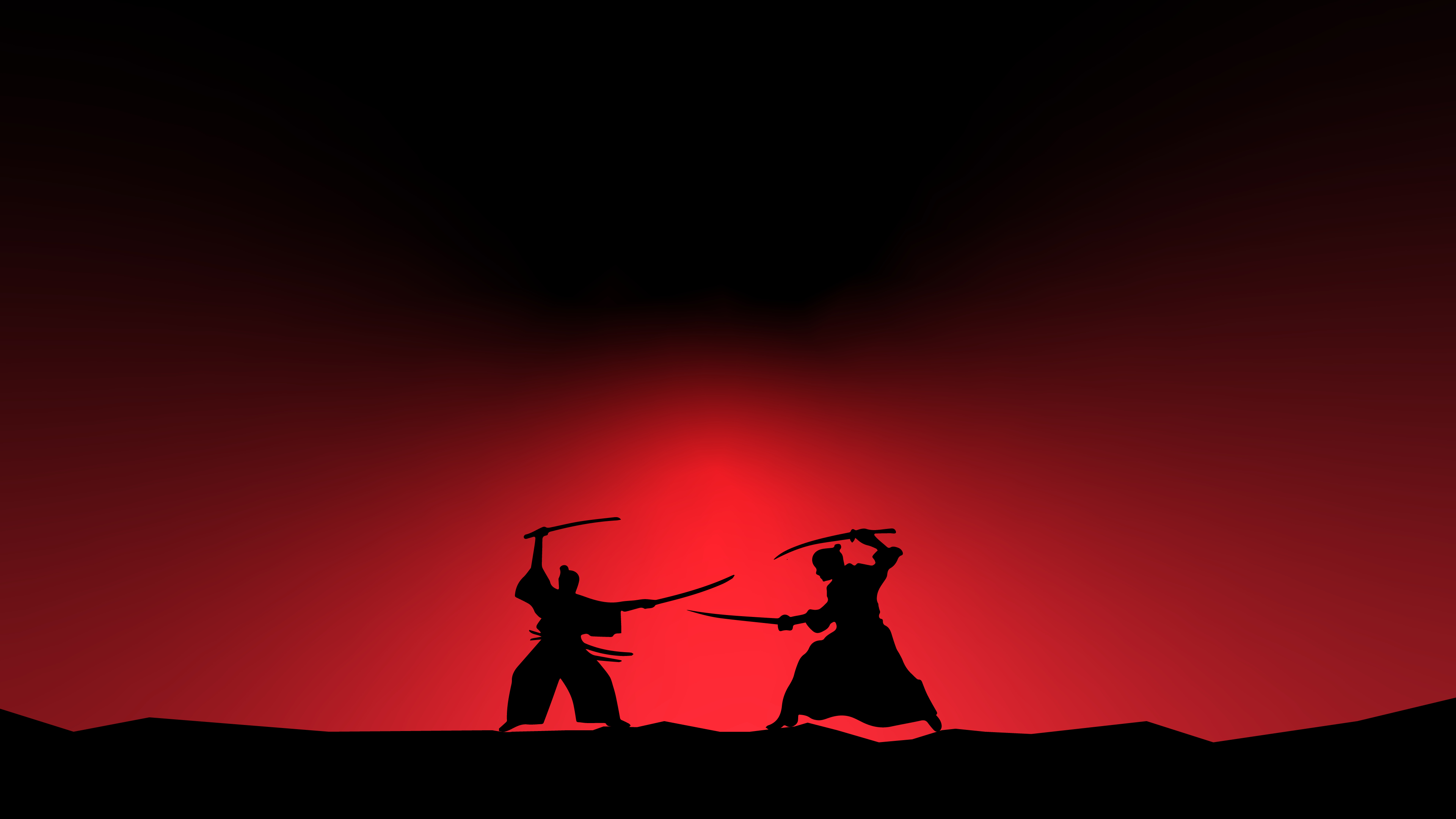 Samurai Fantasy Art Wallpaper 4K PC Desktop 5260a