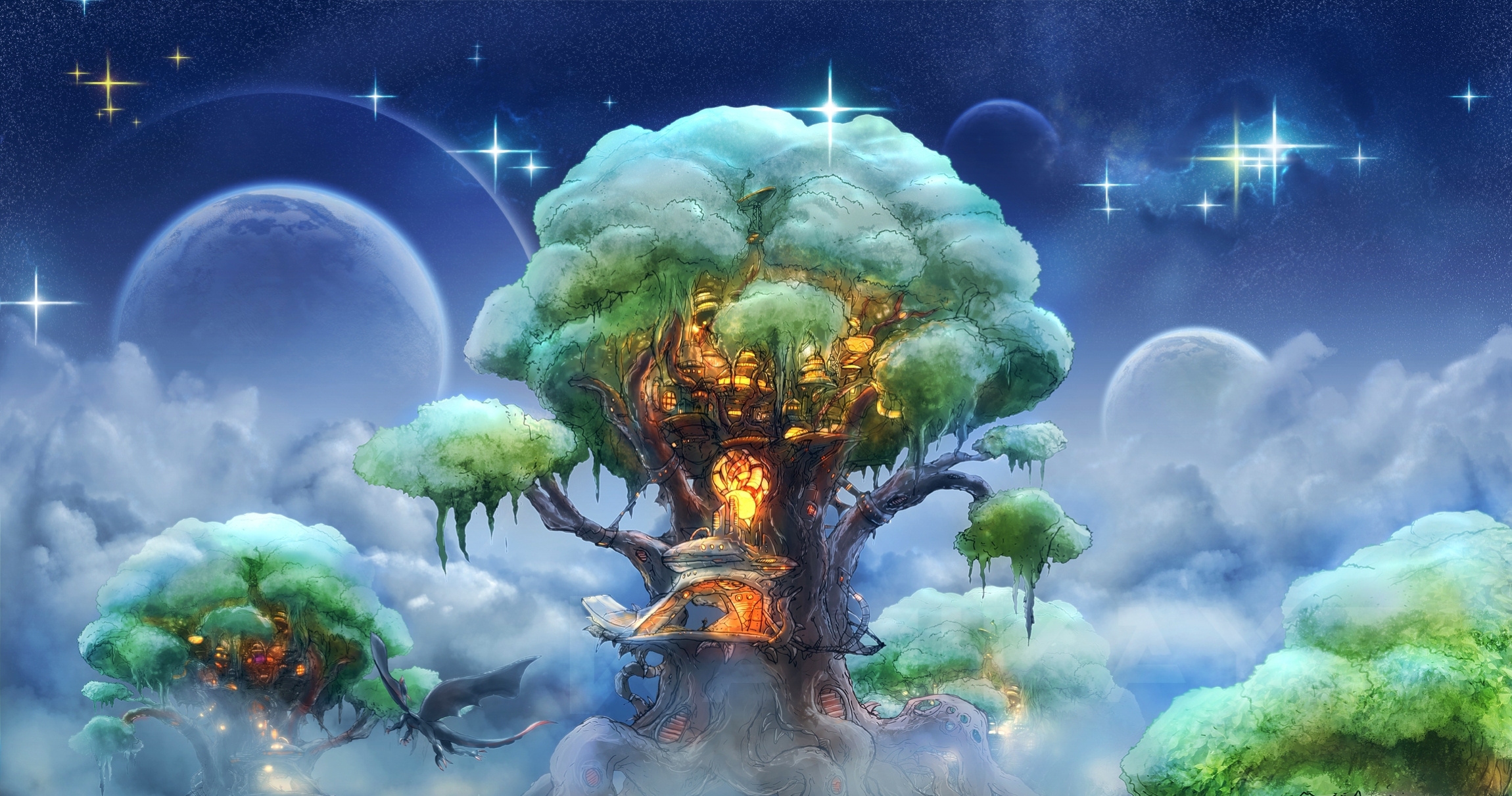 fantasy, tree, art Wallpaper, HD Fantasy 4K Wallpapers, Images, Photos and  Background - Wallpapers Den
