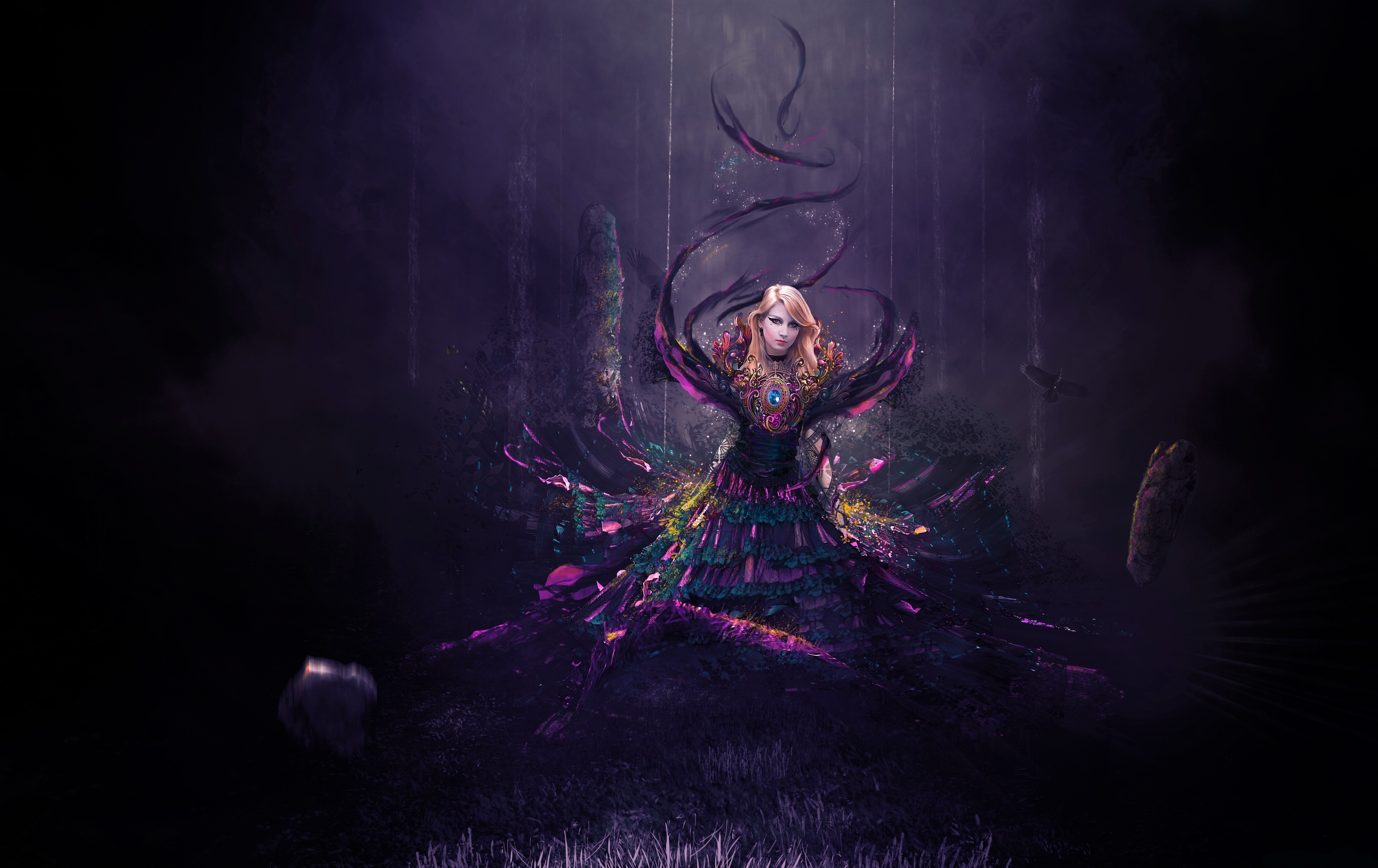Dark Magic Fairy Backgrounds