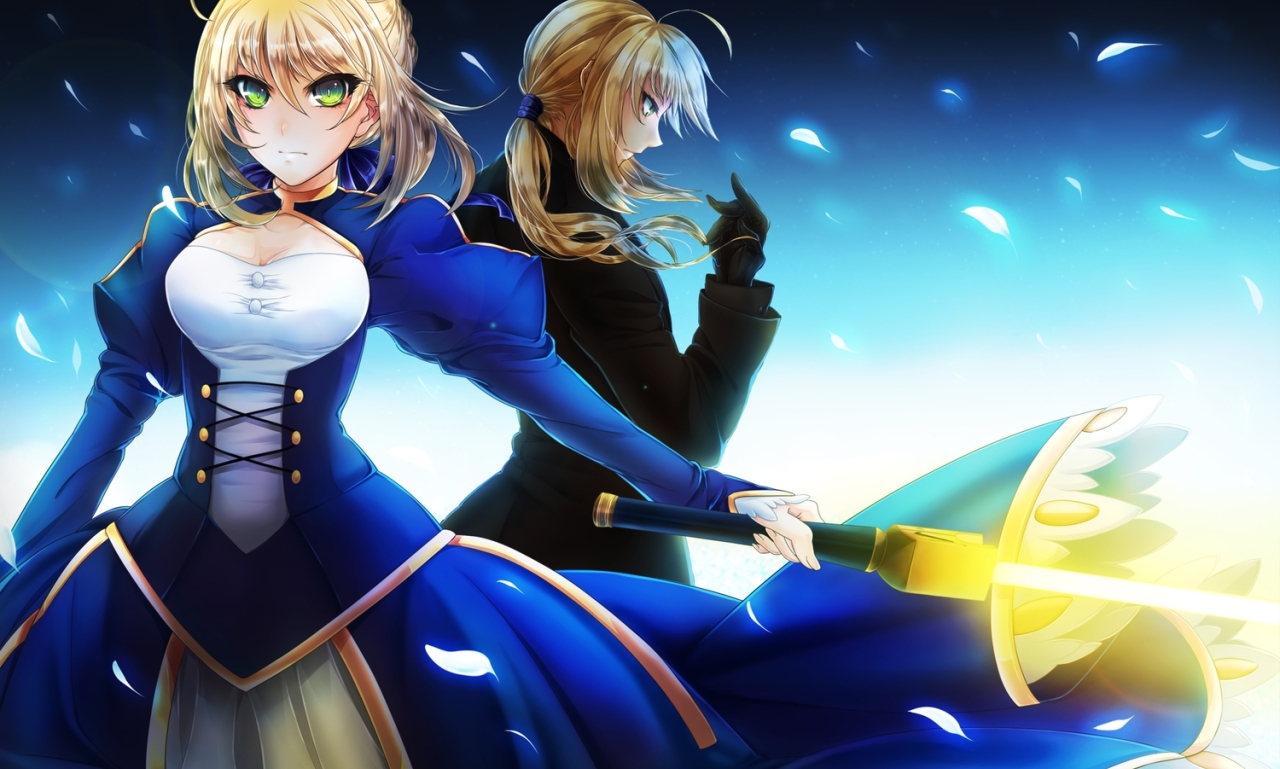 1280x769 fate stay night-, fate zero saber, girl 1280x769 Resolution ...