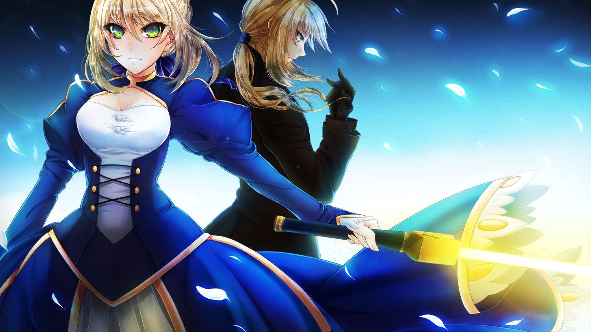 48x1152 Fate Stay Night Fate Zero Saber Girl 48x1152 Resolution Wallpaper Hd Anime 4k Wallpapers Images Photos And Background Wallpapers Den