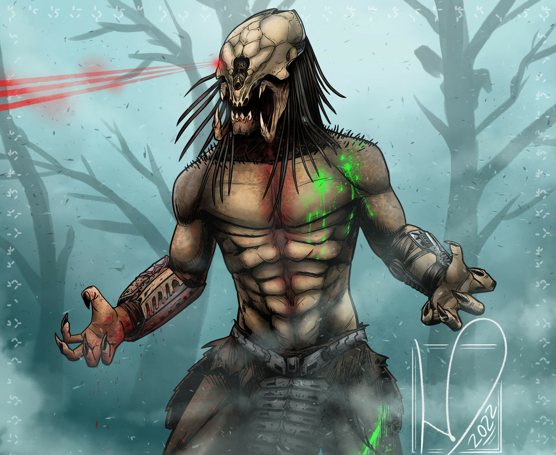 3840x21602019 Feral Predator Prey Movie FanArt 3840x21602019 Resolution 