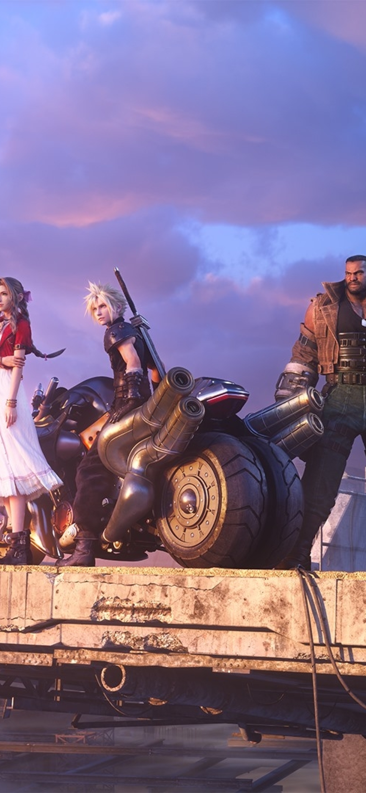 1242x2688 Final Fantasy 7 Remake Team Iphone XS MAX Wallpaper, HD Games 4K Wallpapers, Images ...