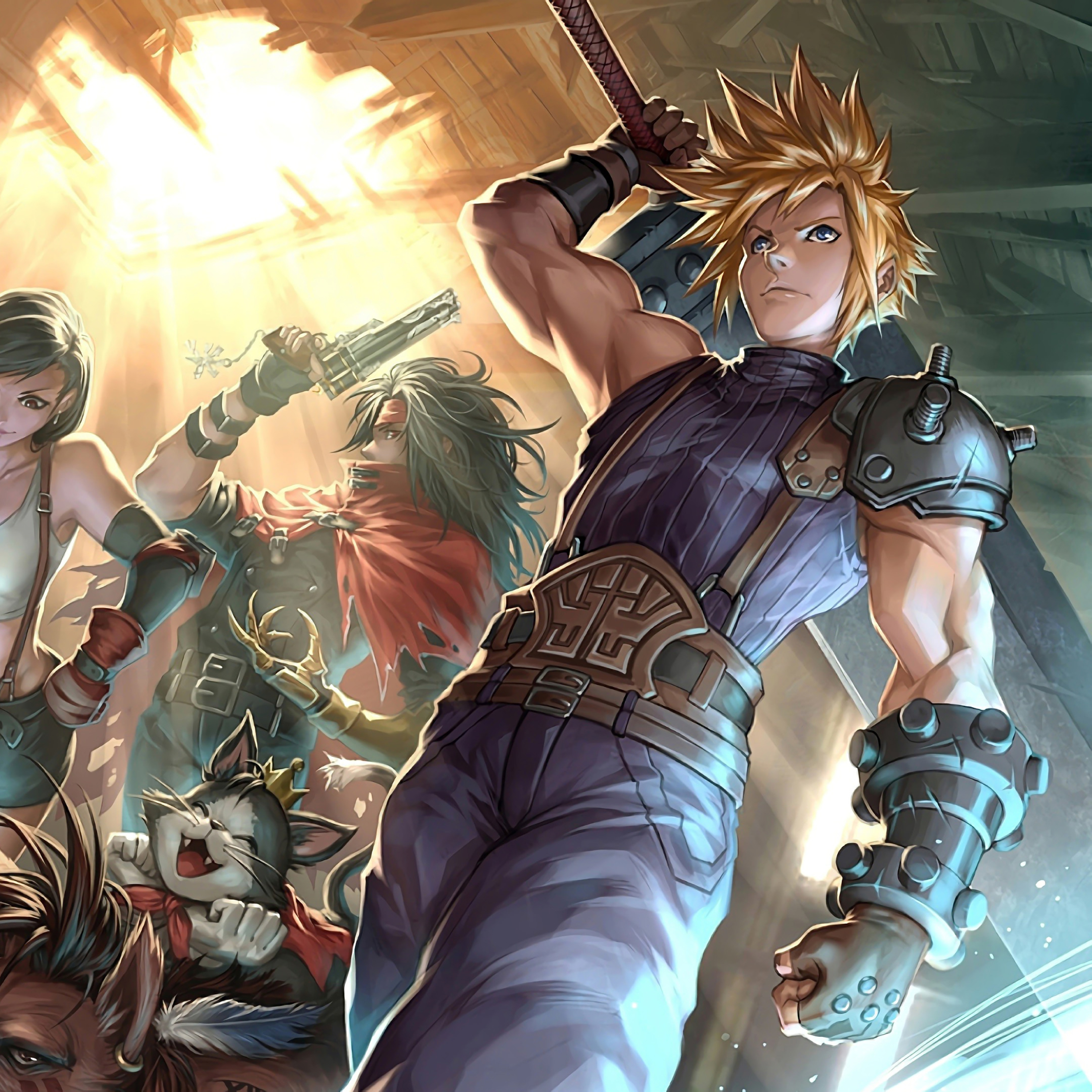 2932x2932 Final Fantasy Vii 4k Ipad Pro Retina Display Wallpaper Hd Games 4k Wallpapers Images Photos And Background Wallpapers Den