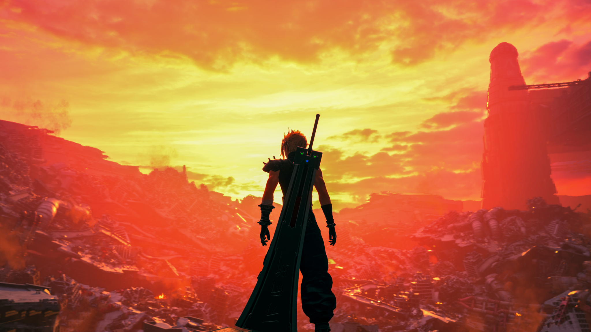 2048x1152 Final Fantasy VII Remake 2020 2048x1152 Resolution Wallpaper 