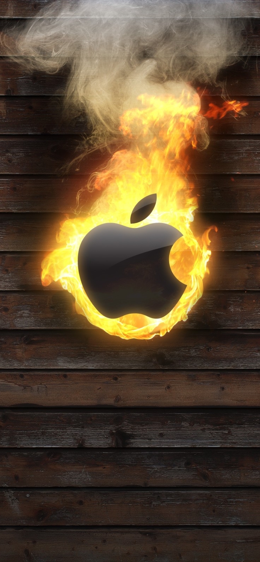 828x1792 Resolution fire, flame, wood 828x1792 Resolution Wallpaper