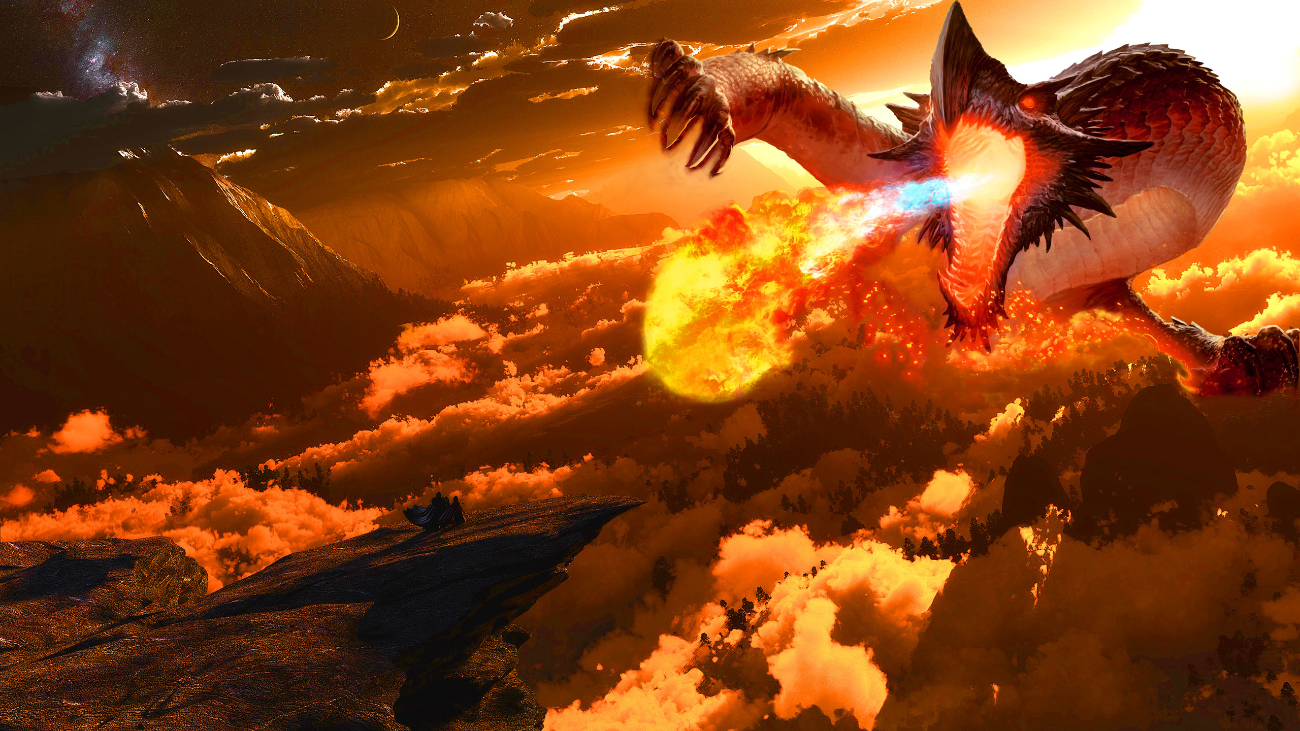 3840x2160201945 Firey Dragon 3840x2160201945 Resolution Wallpaper, HD  Fantasy 4K Wallpapers, Images, Photos and Background - Wallpapers Den