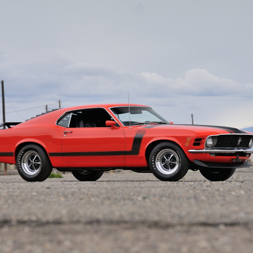 512x512 Resolution Ford Mustang Boss 302 Red Muscle Car 512x512 ...