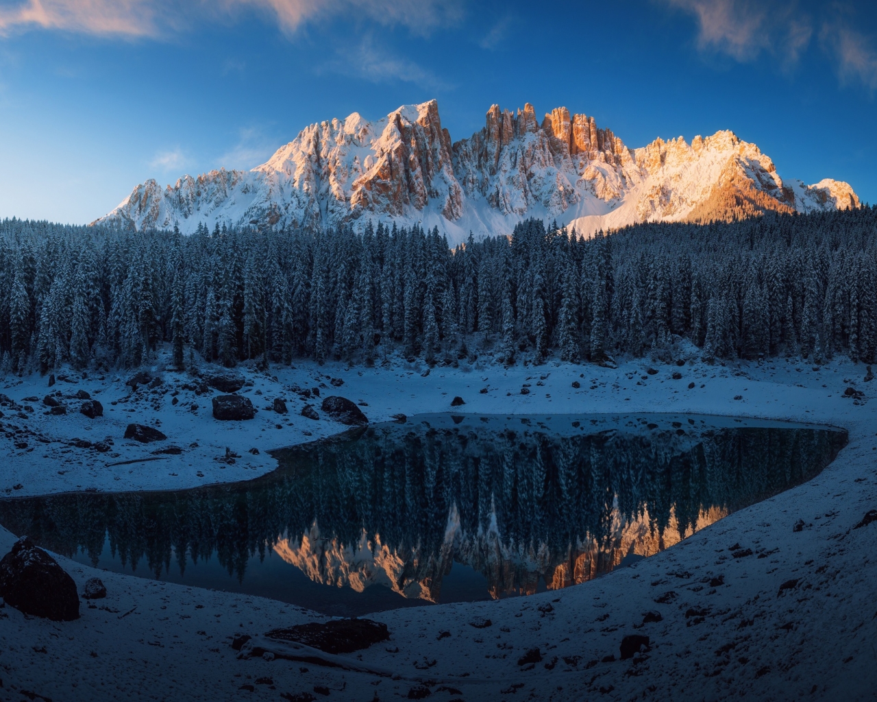 beauty cool Season Lake - Nature Lakes HD Desktop Wallpaper