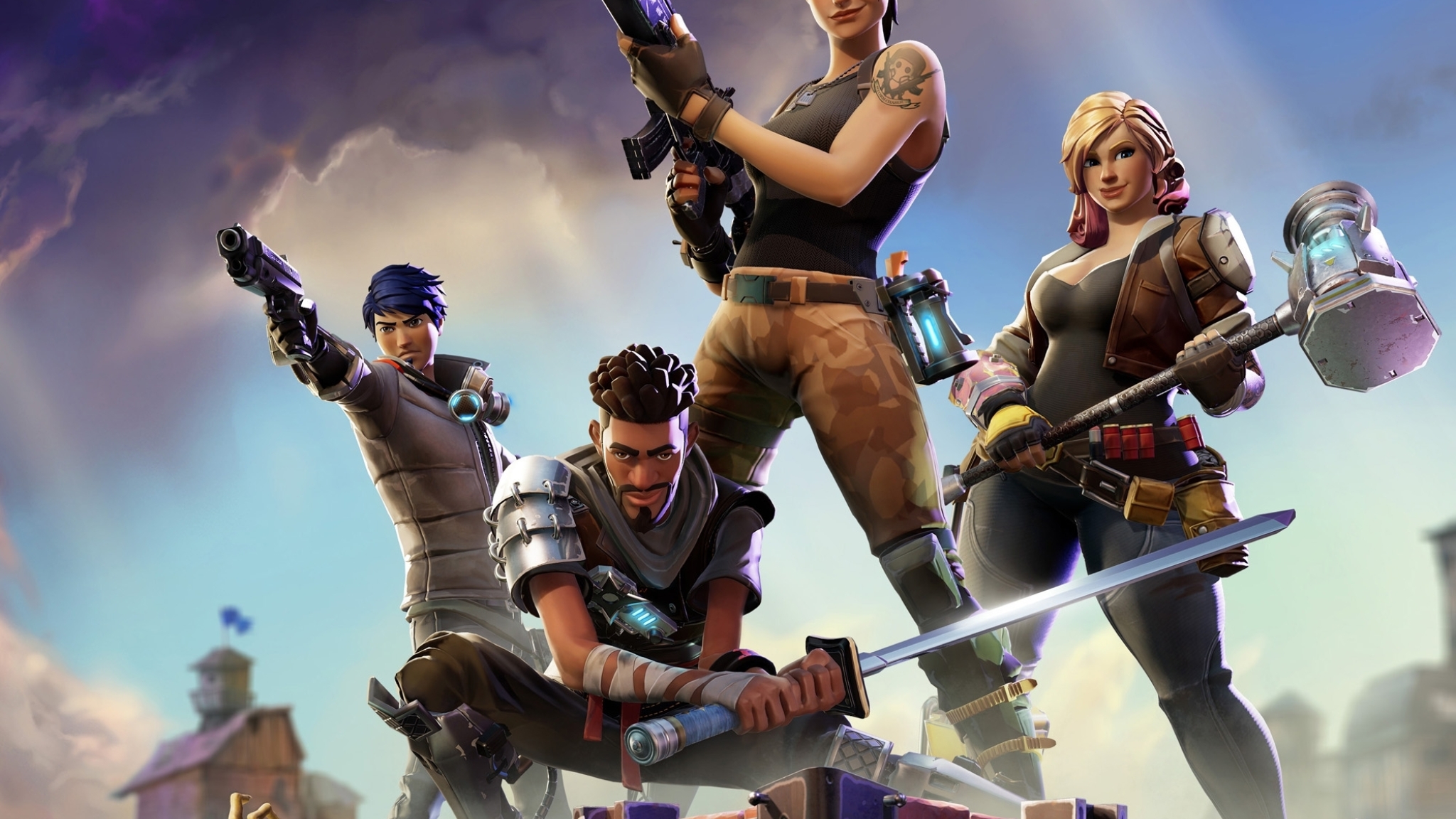 2048x1152 Fortnite Game Poster 2048x1152 Resolution
