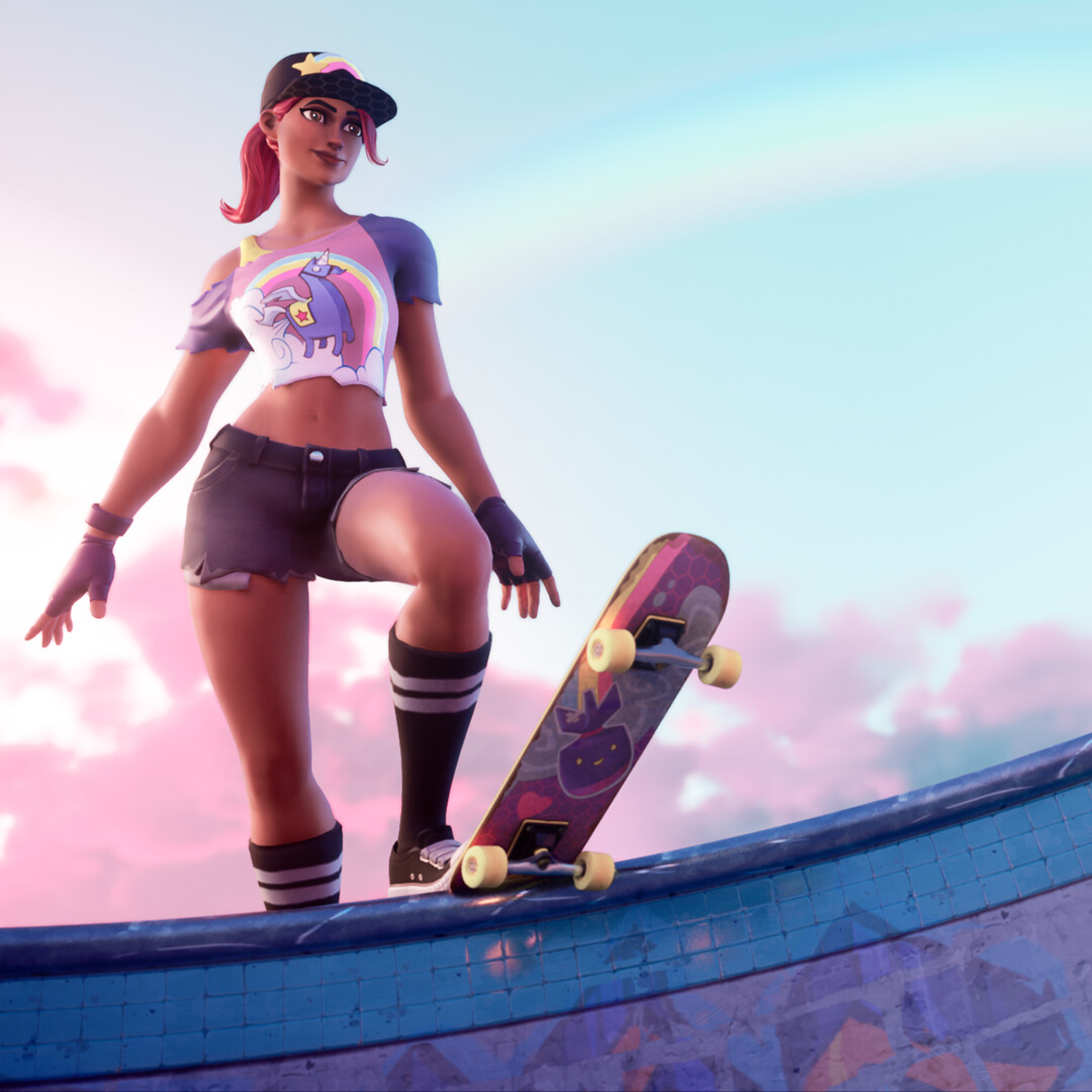 Fortnite Girl Art (2248x2248) Resolution Wallpaper.