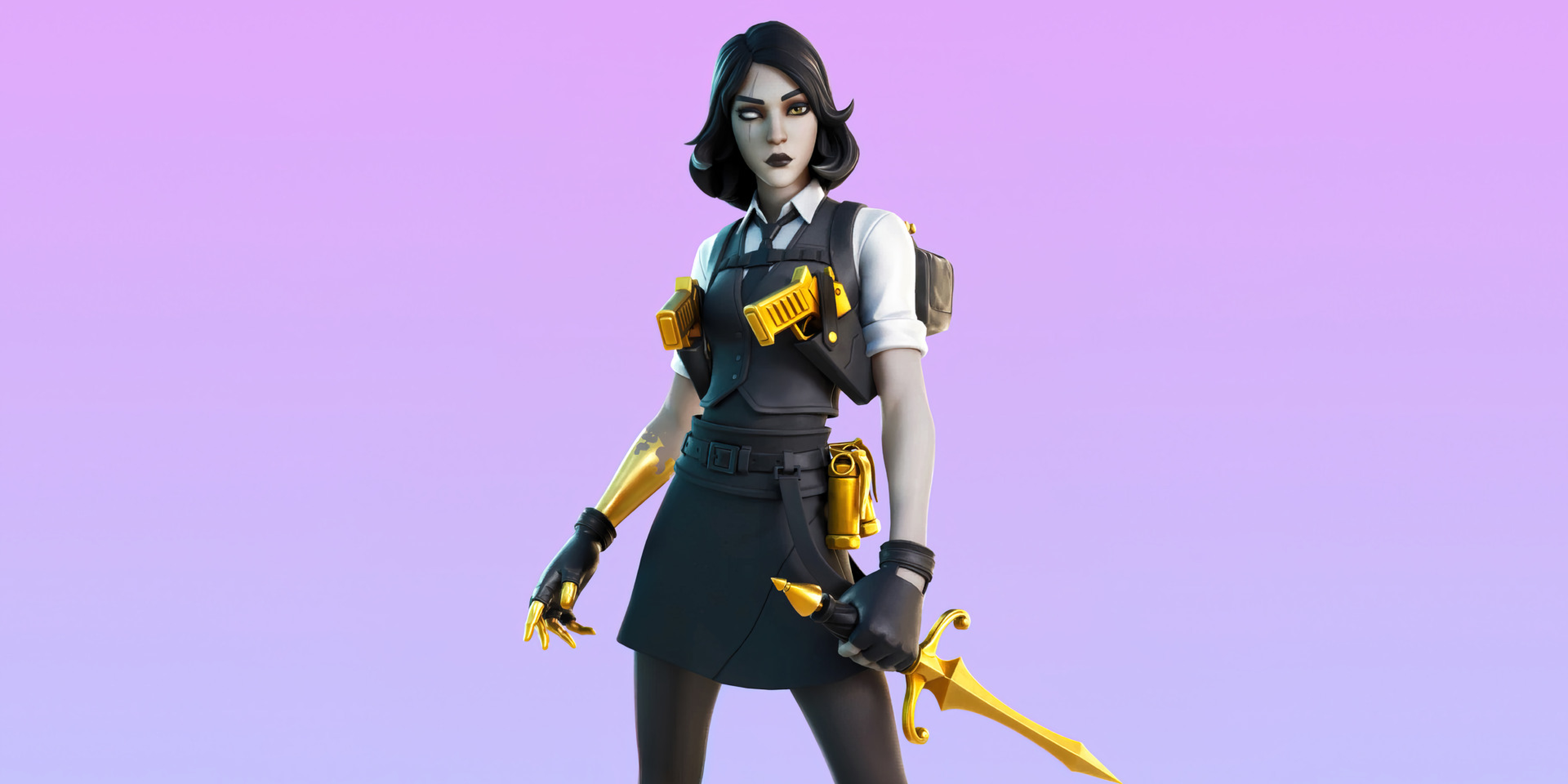 3840x1920 Fortnite Marigold Outfit Skin 3840x1920 Resolution Wallpaper ...