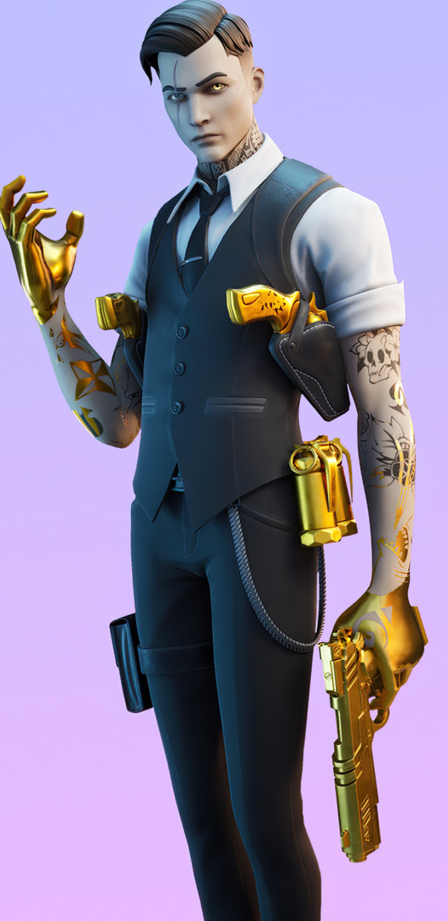 1440x2960 Fortnite Midas Skin 4K Outfit Samsung Galaxy Note 9,8, S9,S8