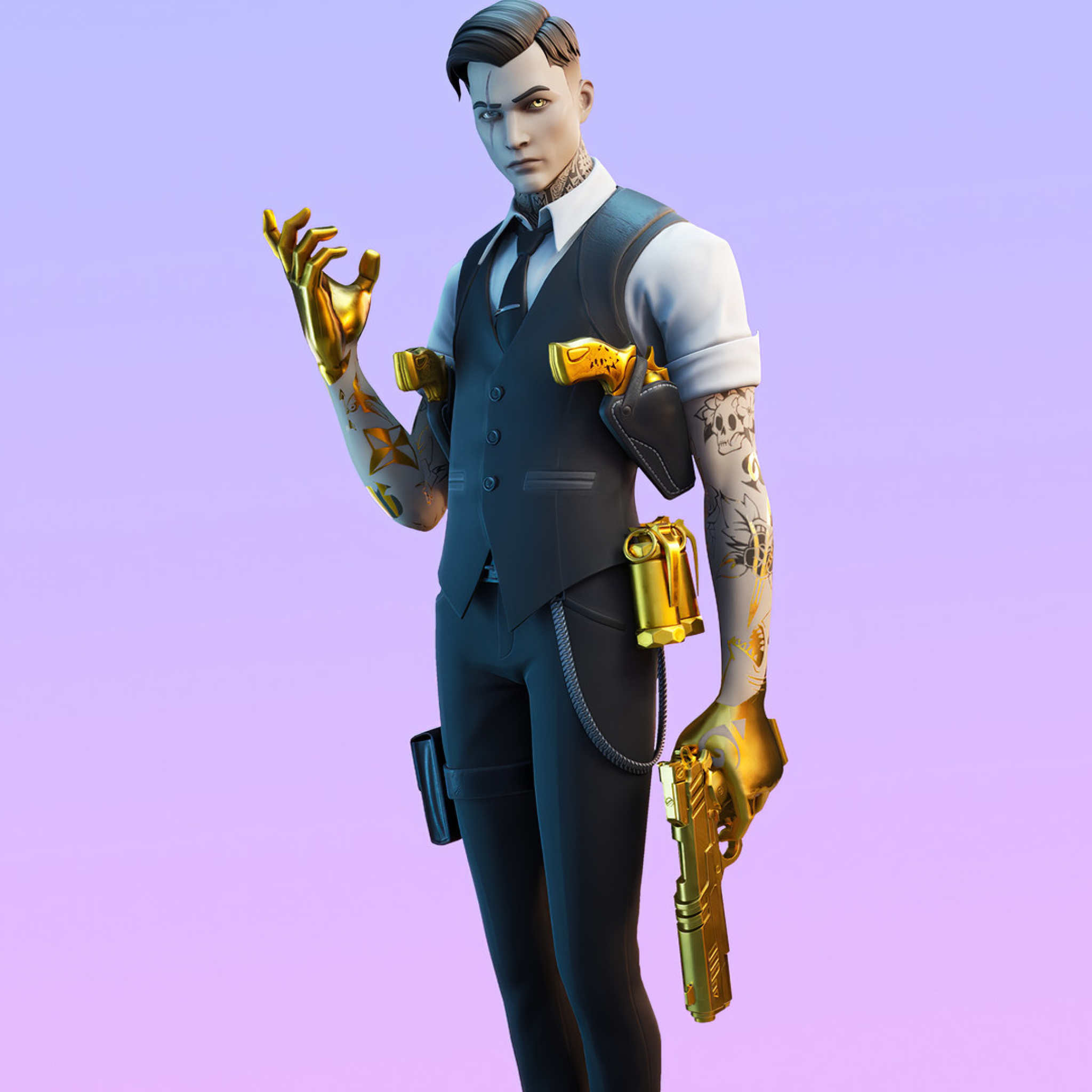 2048x2048 Fortnite Midas Skin 4K Outfit Ipad Air Wallpaper, HD Games 4K