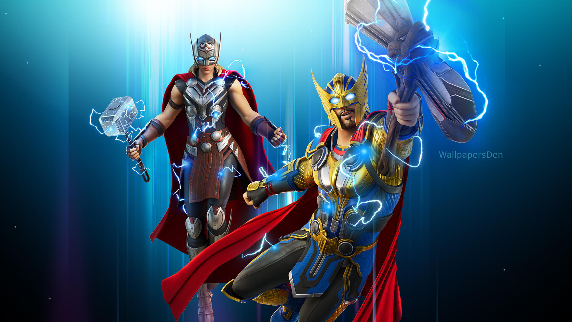 Fortnite Mighty Thor Love And Thunder Wallpaper Hd Games 4k Wallpapers